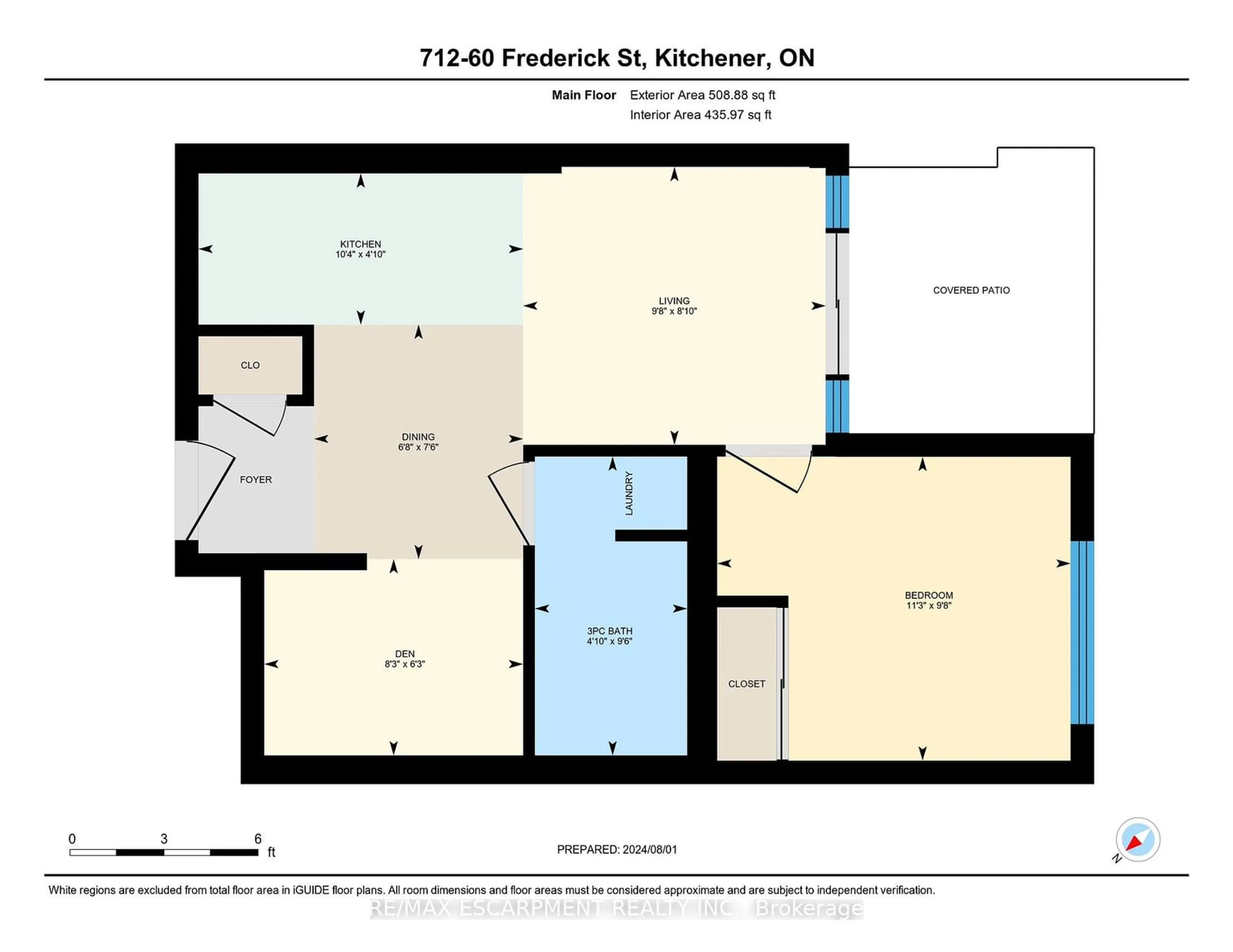 Floor plan for 60 Frederick St #12, Kitchener Ontario N2H 0C7