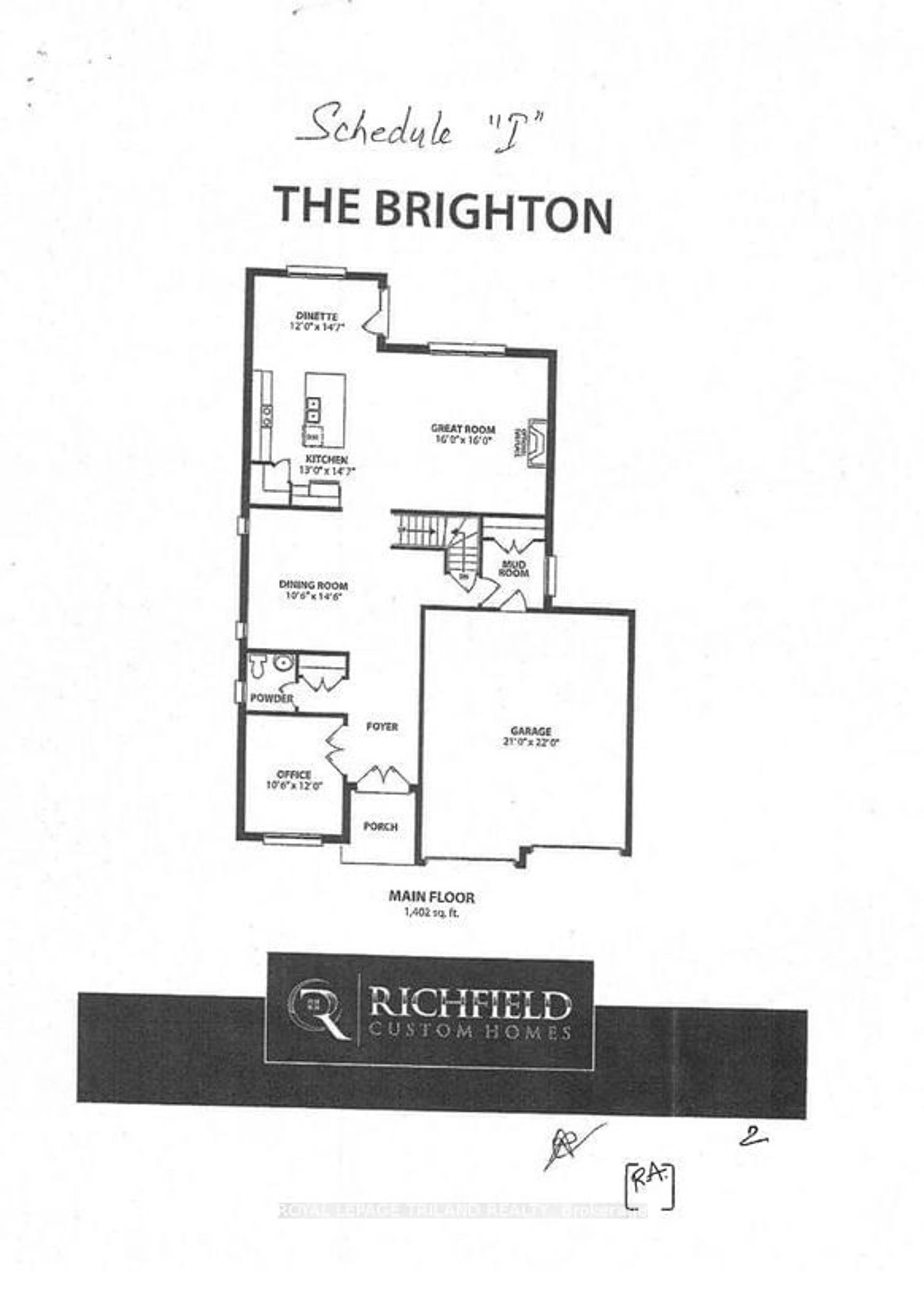 Floor plan for 12 Honey Bend, St. Thomas Ontario N5R 0H6