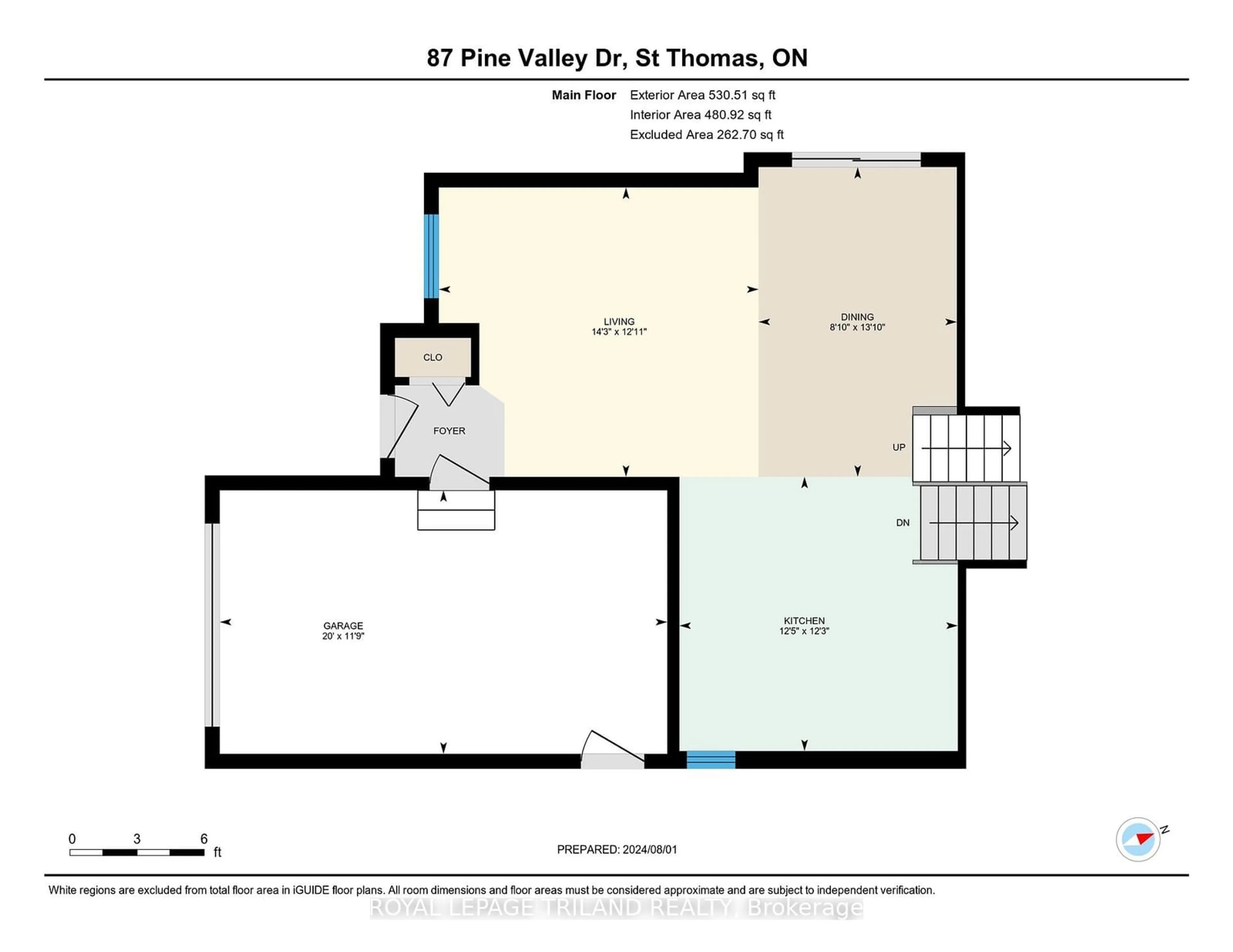 Floor plan for 87 Pine Valley Dr, St. Thomas Ontario N5P 0B3