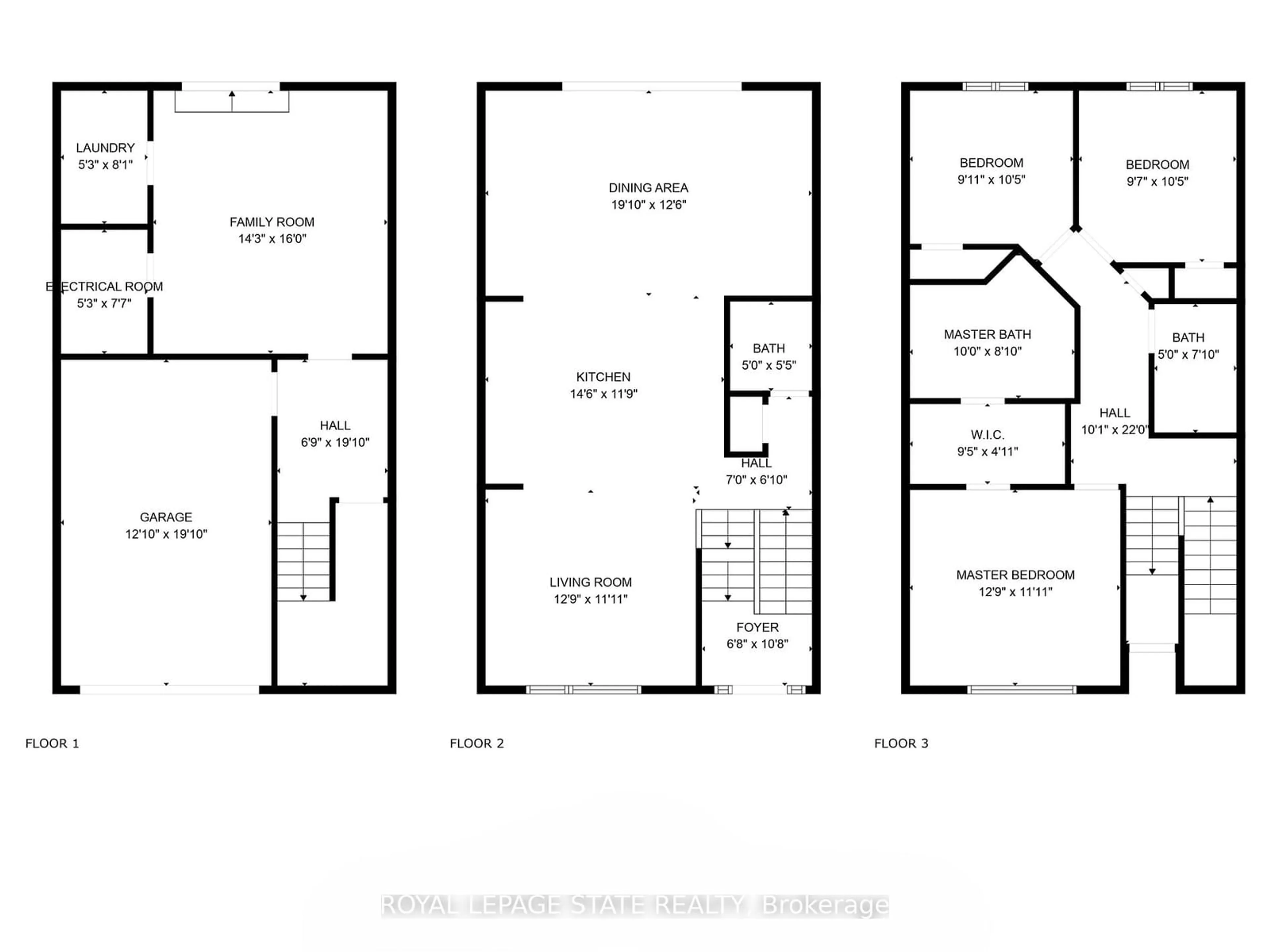 Floor plan for 257 Park St, Hamilton Ontario L8K 2K4