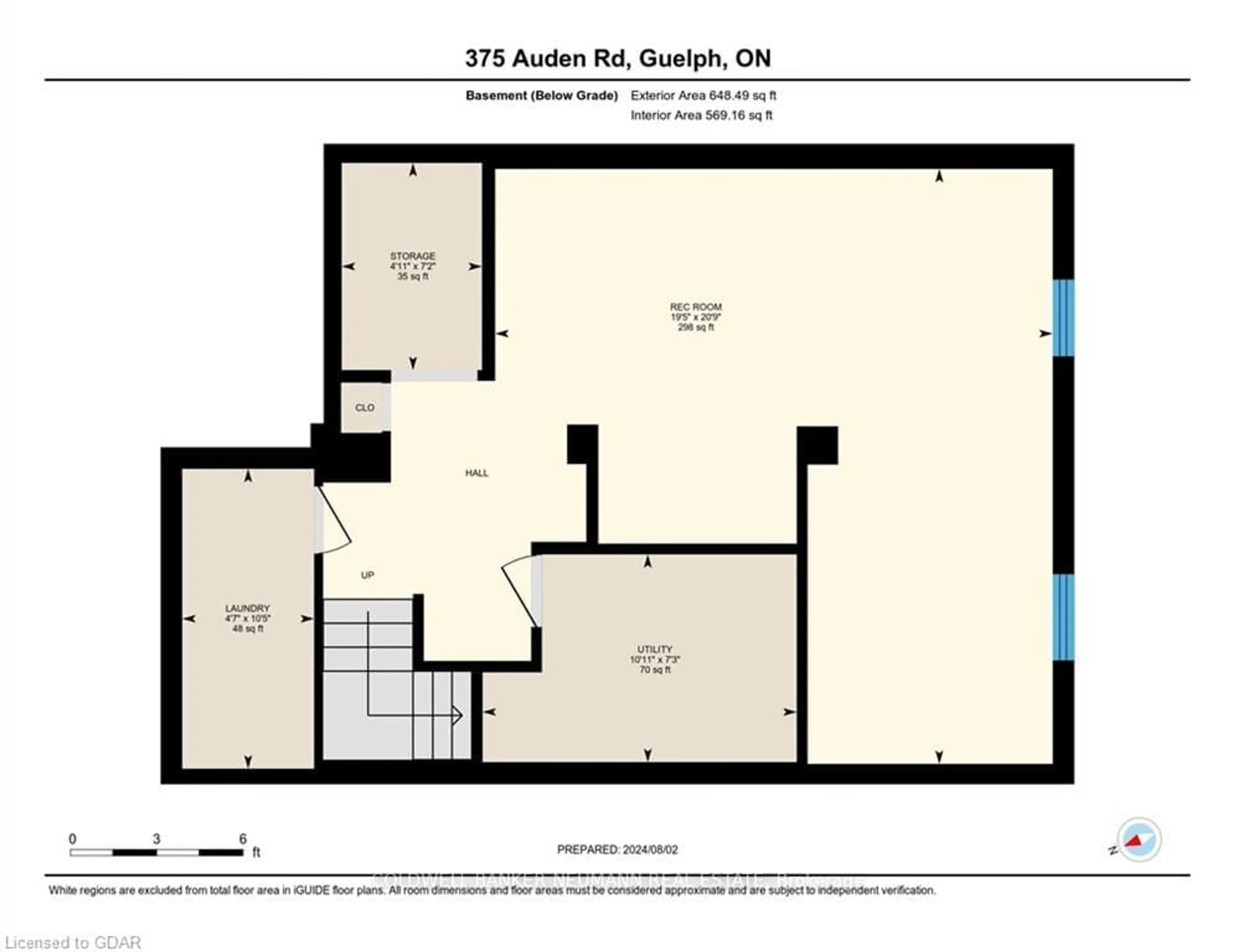 Floor plan for 375 Auden Rd, Guelph Ontario N1E 6V5