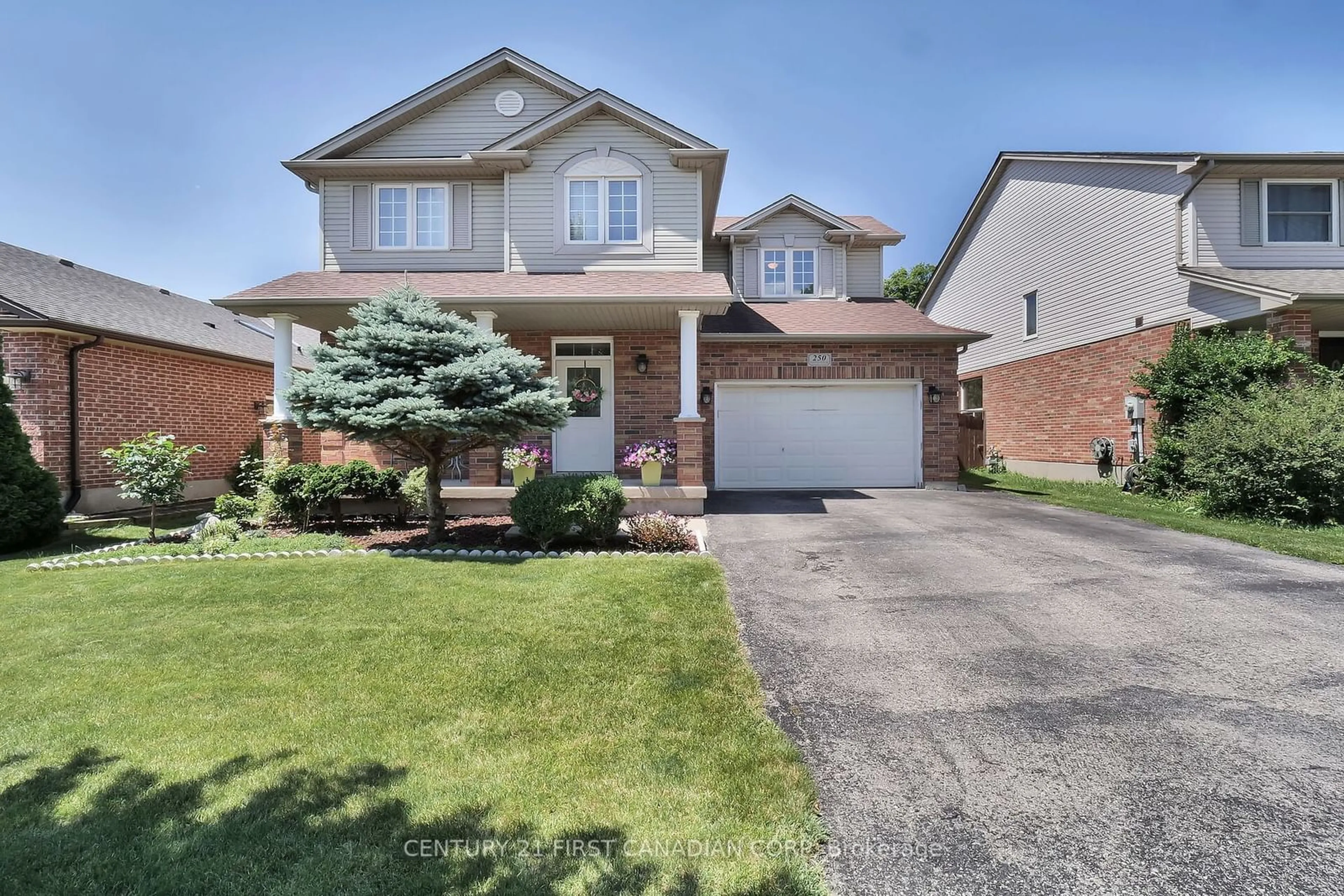 Frontside or backside of a home for 250 White Sands Dr, London Ontario N6M 1H9