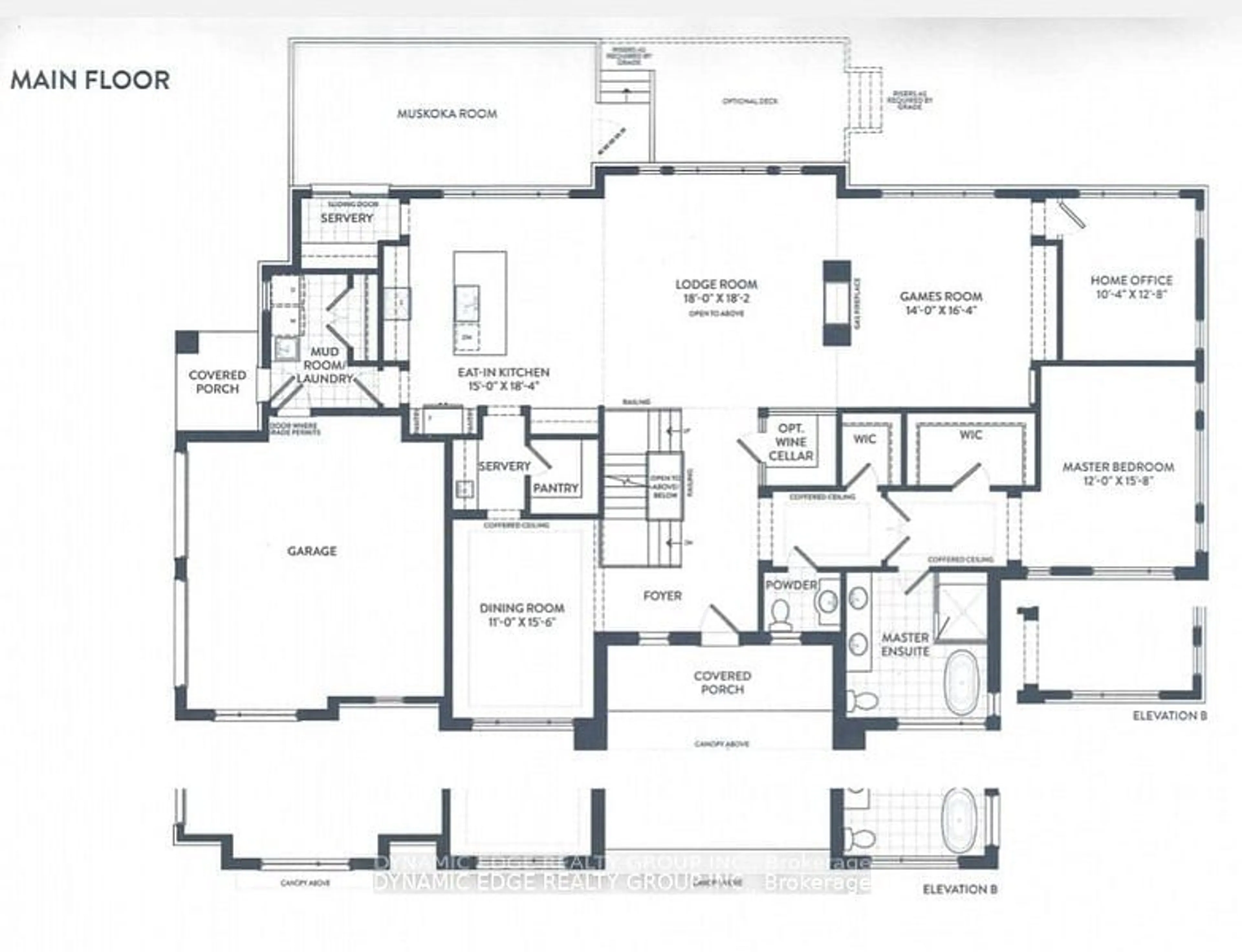Floor plan for 1025 Kingsridge Crt, Huntsville Ontario P1H 0K1