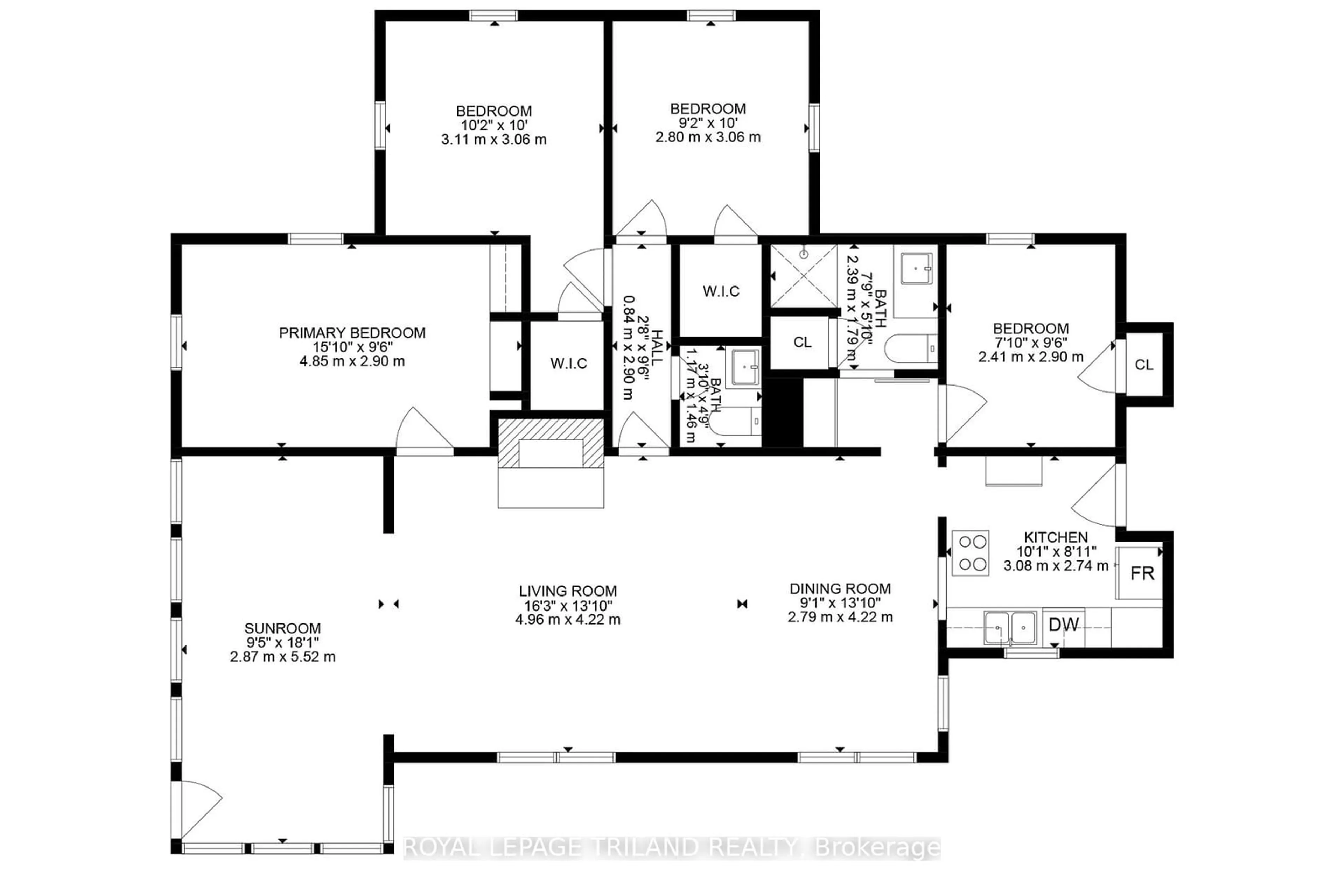 Floor plan for 50 Hill St, Lambton Shores Ontario N0M 1T0