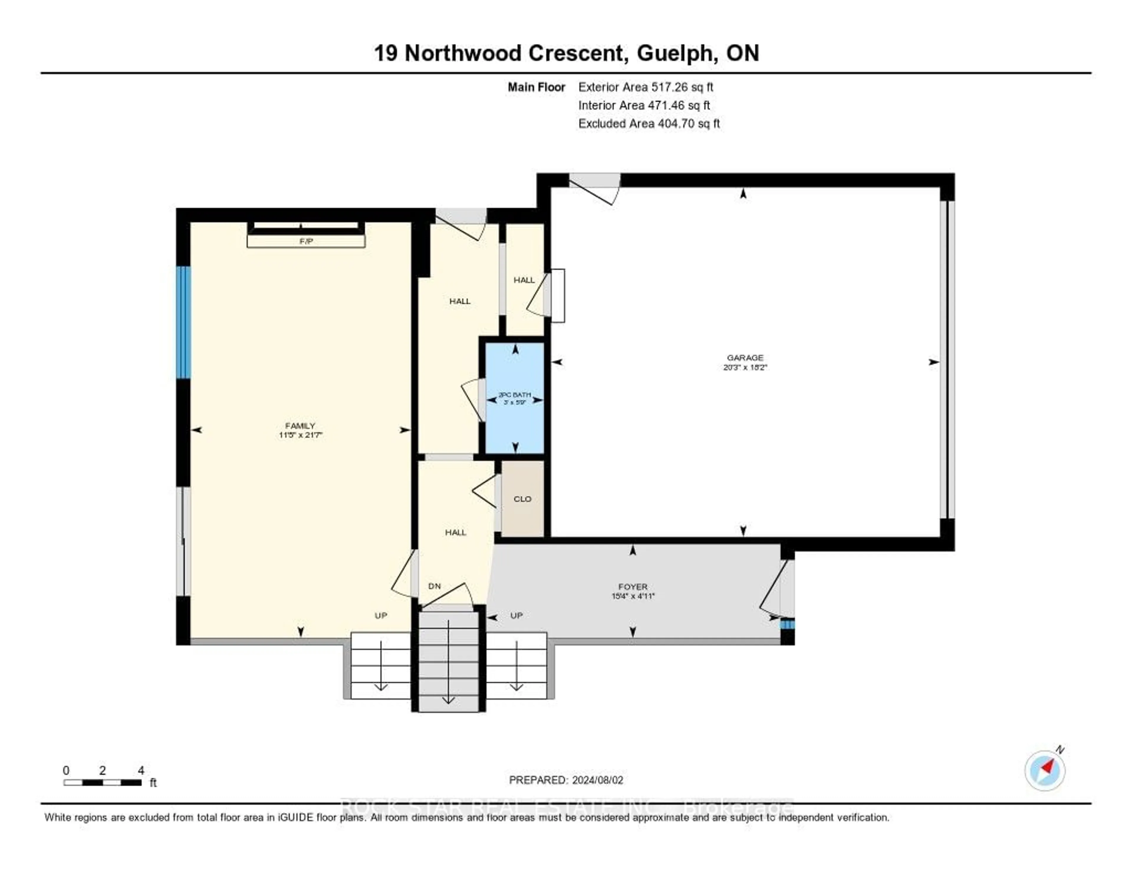 Floor plan for 19 NORTHWOOD Cres, Guelph Ontario N1H 6Z5