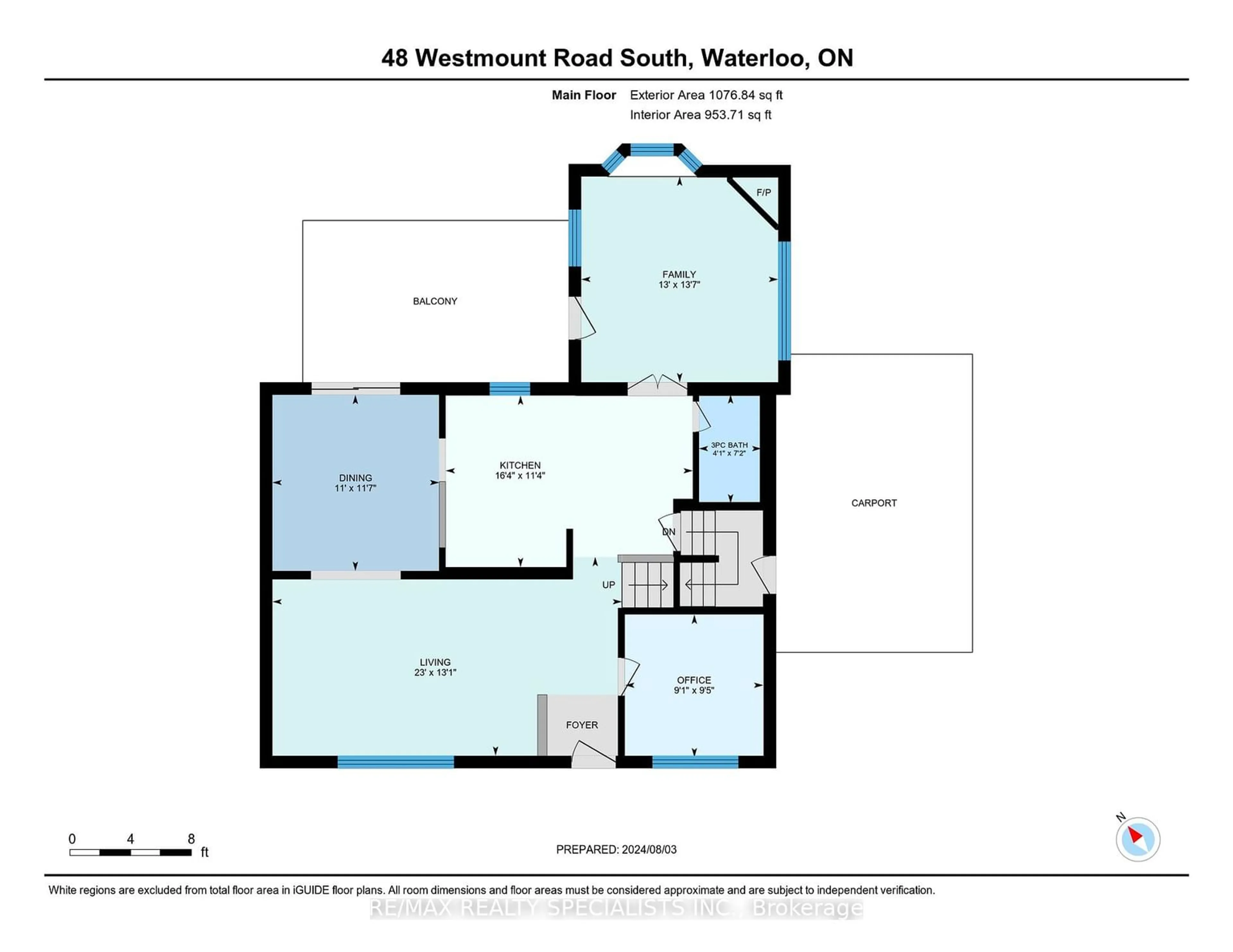 Floor plan for 48 Westmount Rd, Waterloo Ontario N2L 2K6