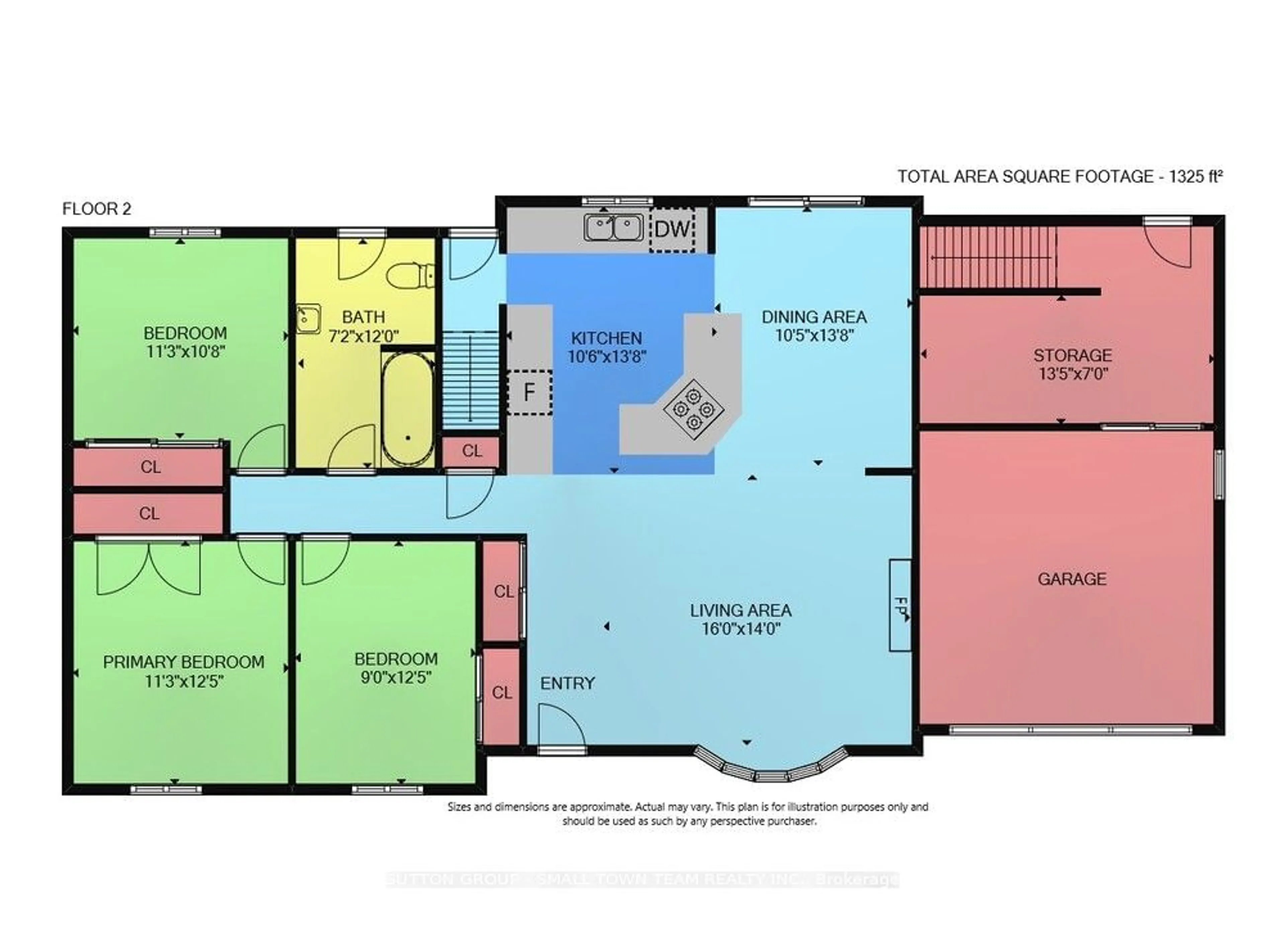 Floor plan for 213 Pryde Blvd, South Huron Ontario N0M 1S1