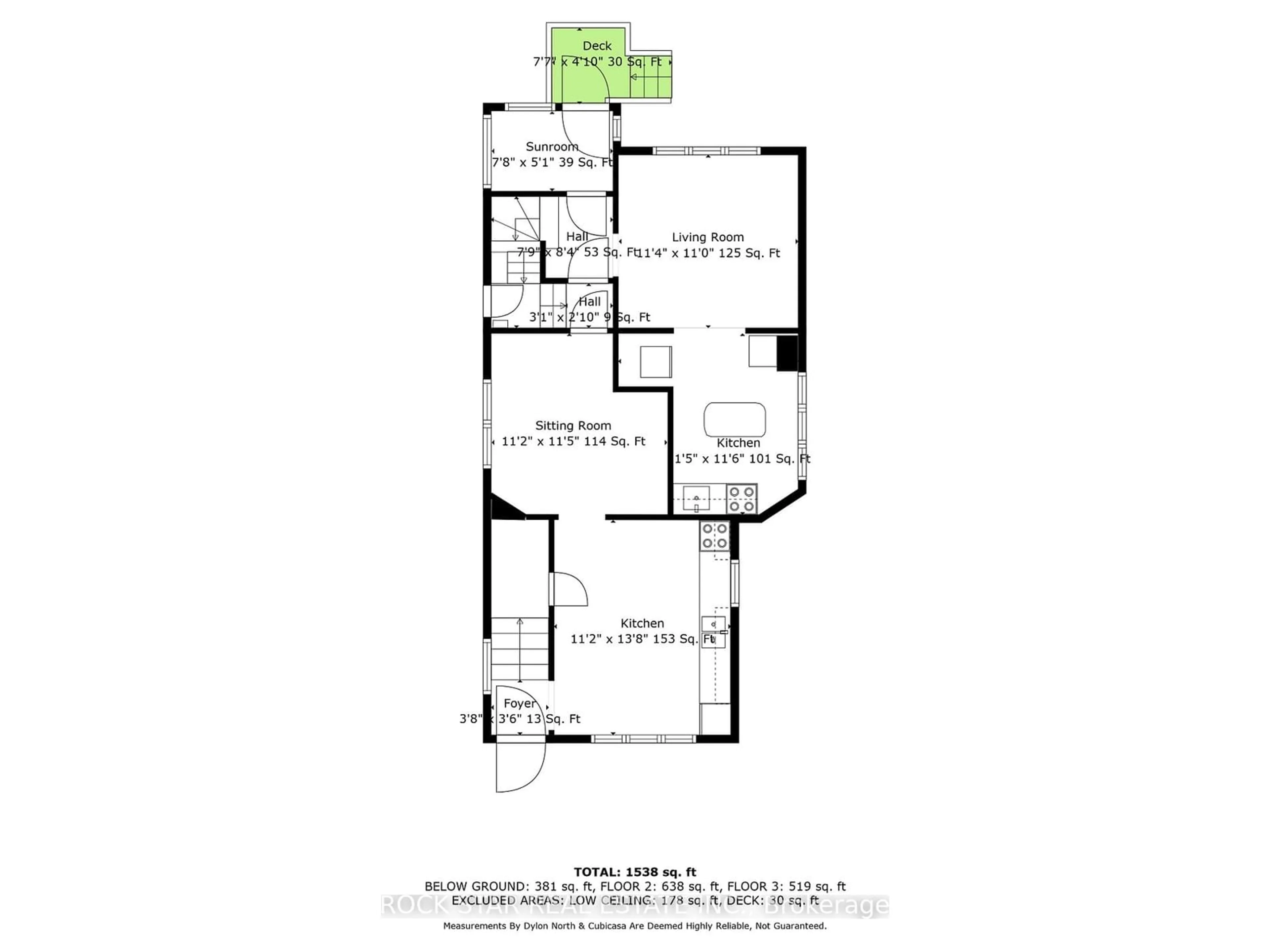 Floor plan for 227 Fairway Rd, Kitchener Ontario N2A 2N7