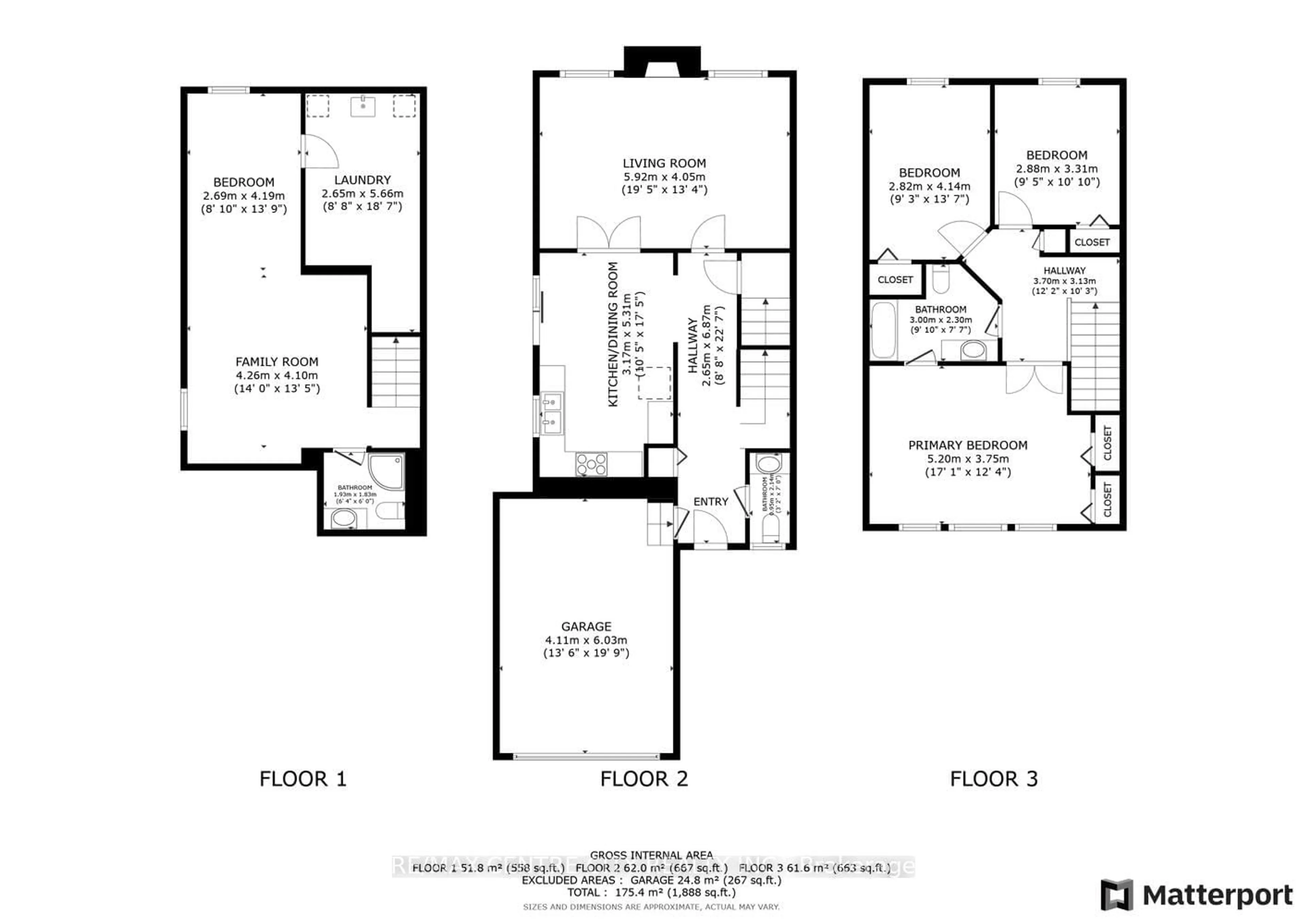 Floor plan for 74 Loggers Grve, London Ontario N5W 6G5