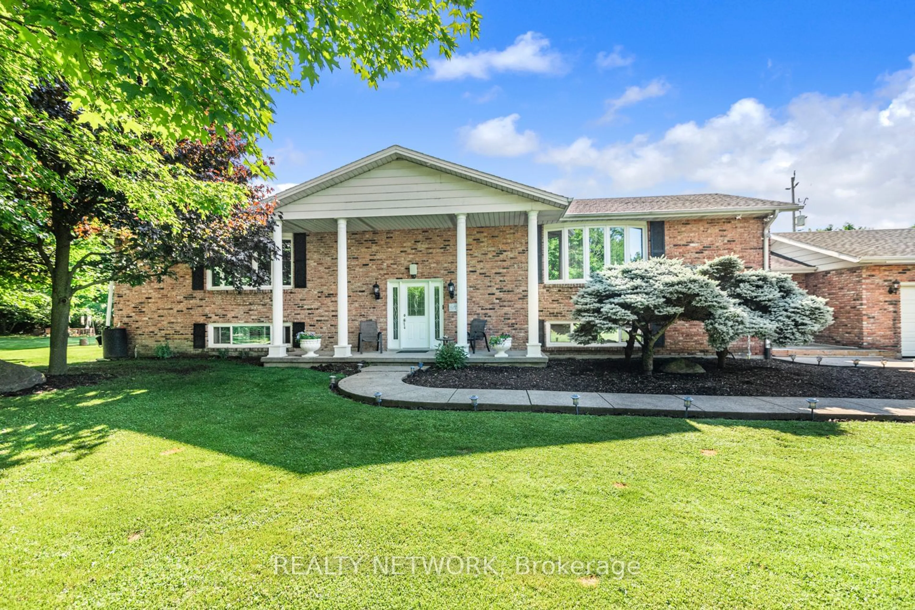 Home with brick exterior material for 24 Harbinger Dr, Hamilton Ontario L8J 2W8