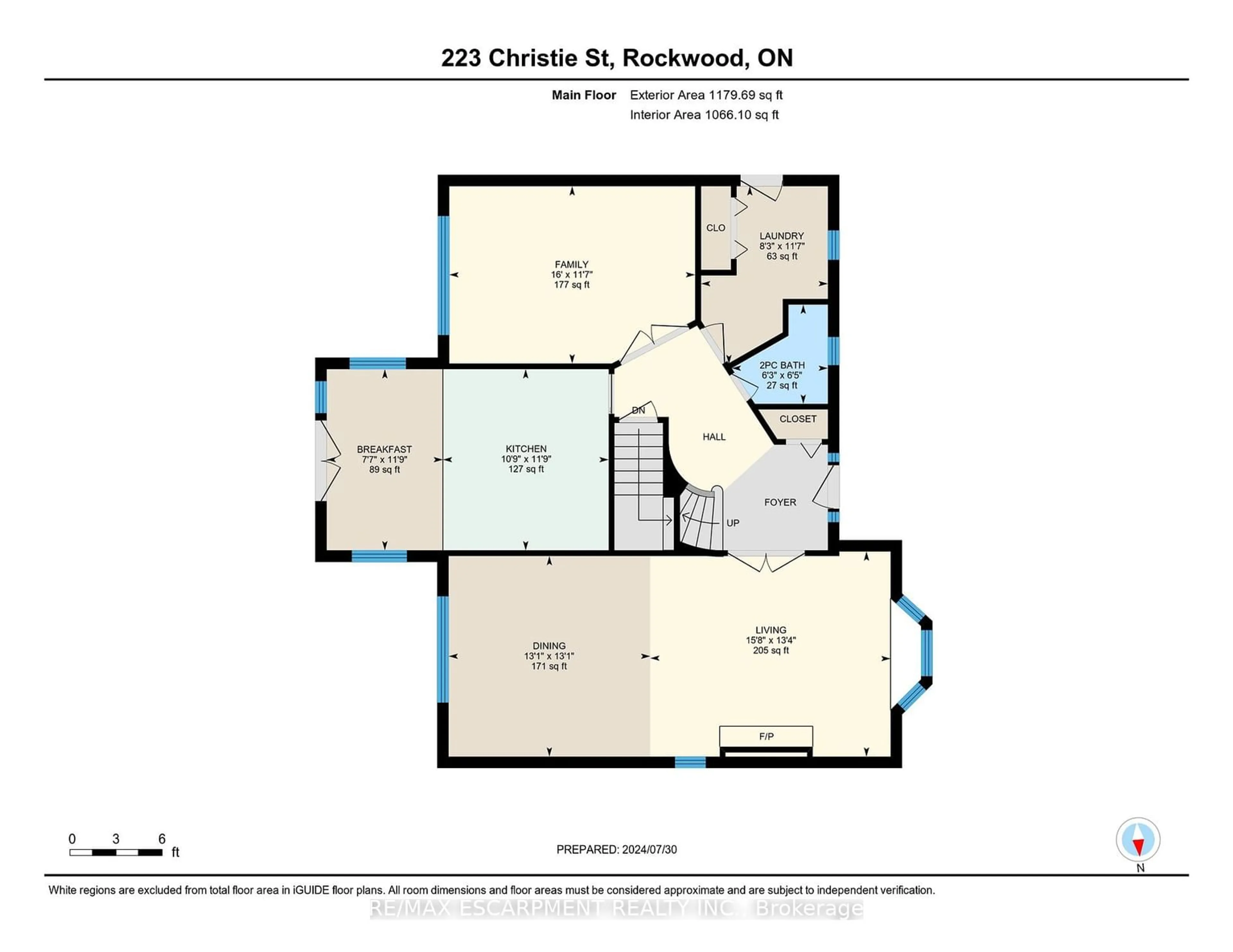 Floor plan for 223 Christie St, Guelph/Eramosa Ontario N0B 2K0