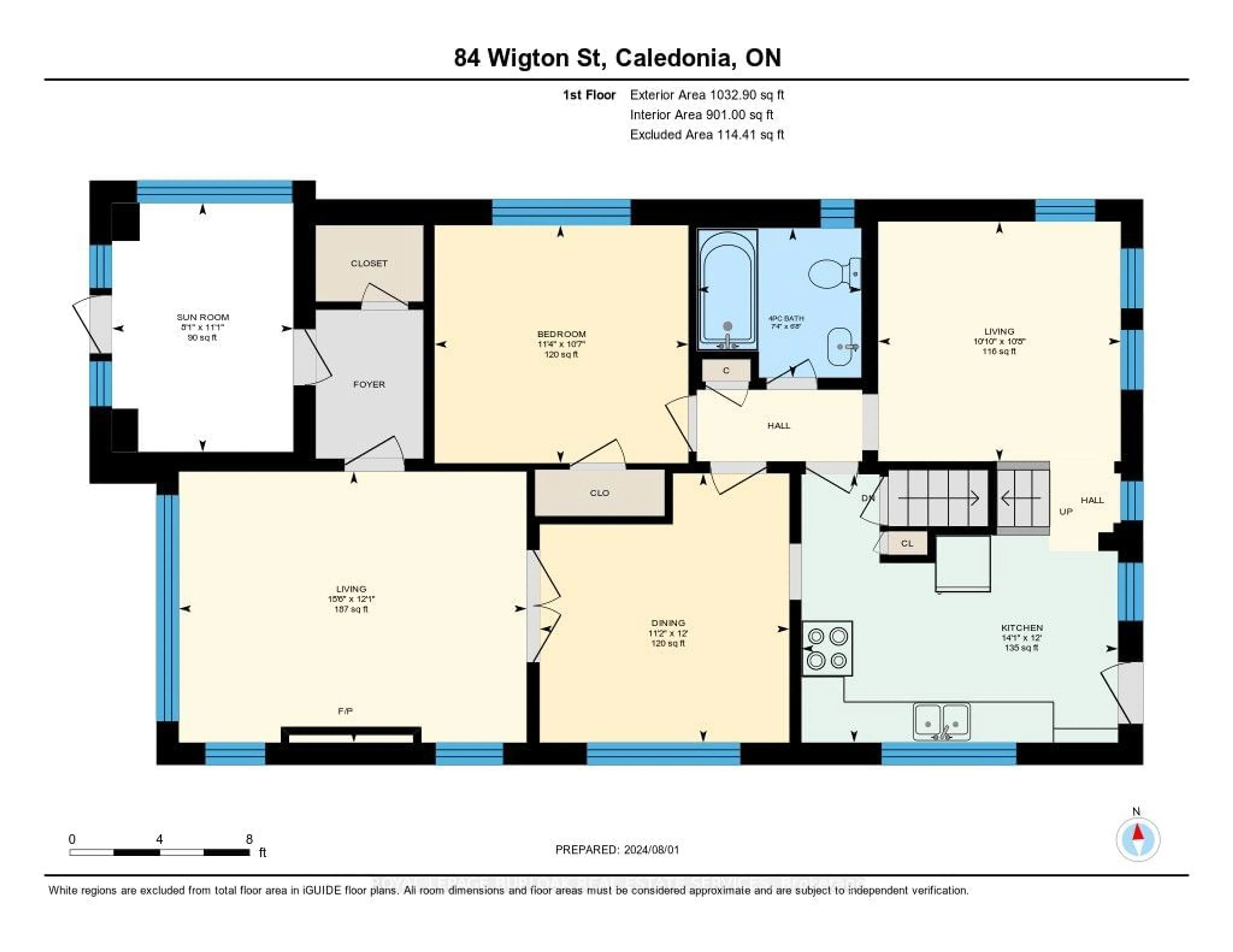 Floor plan for 84 Wigton St, Haldimand Ontario N3W 1E9