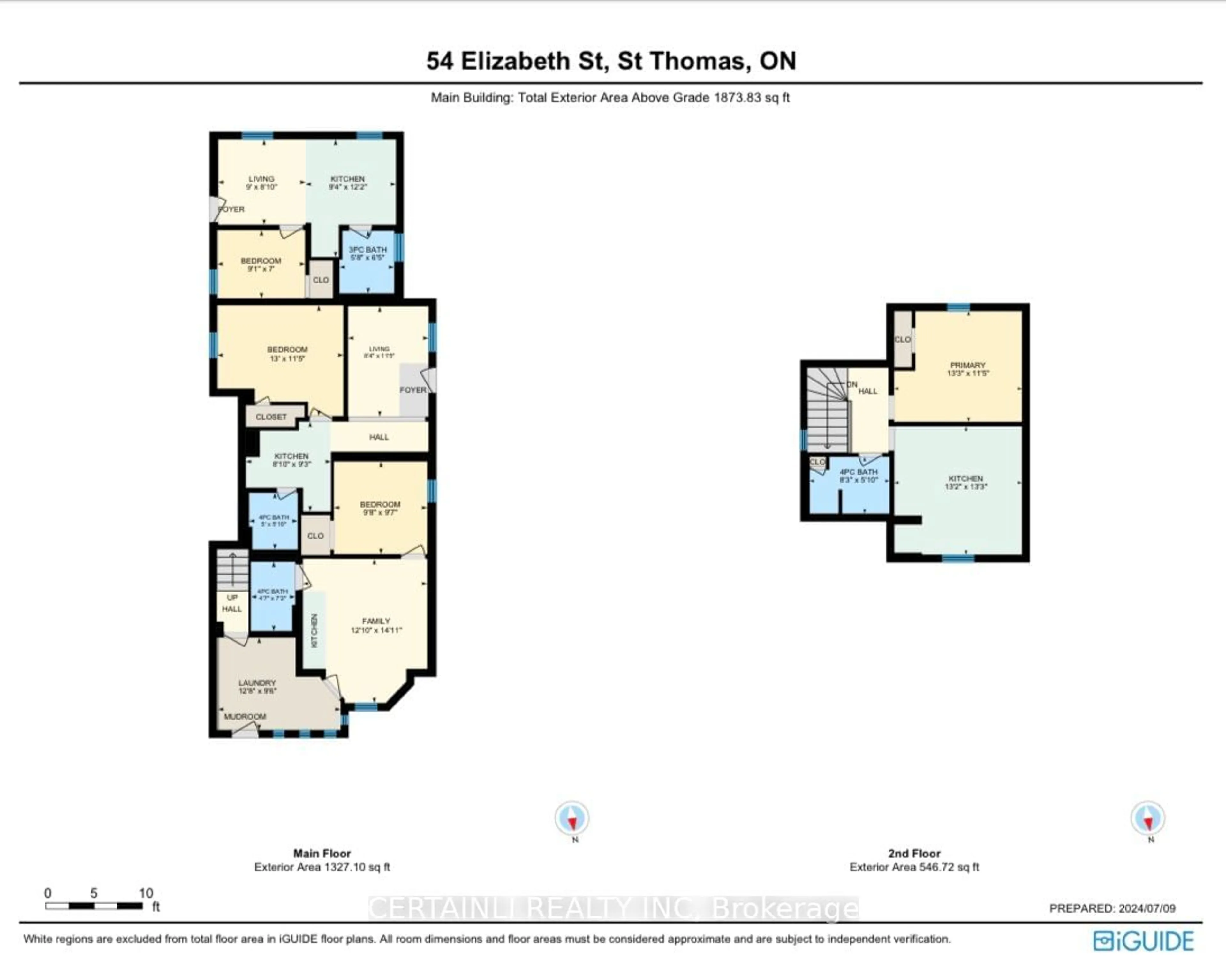 Floor plan for 54 Elizabeth St, St. Thomas Ontario N5R 2X1