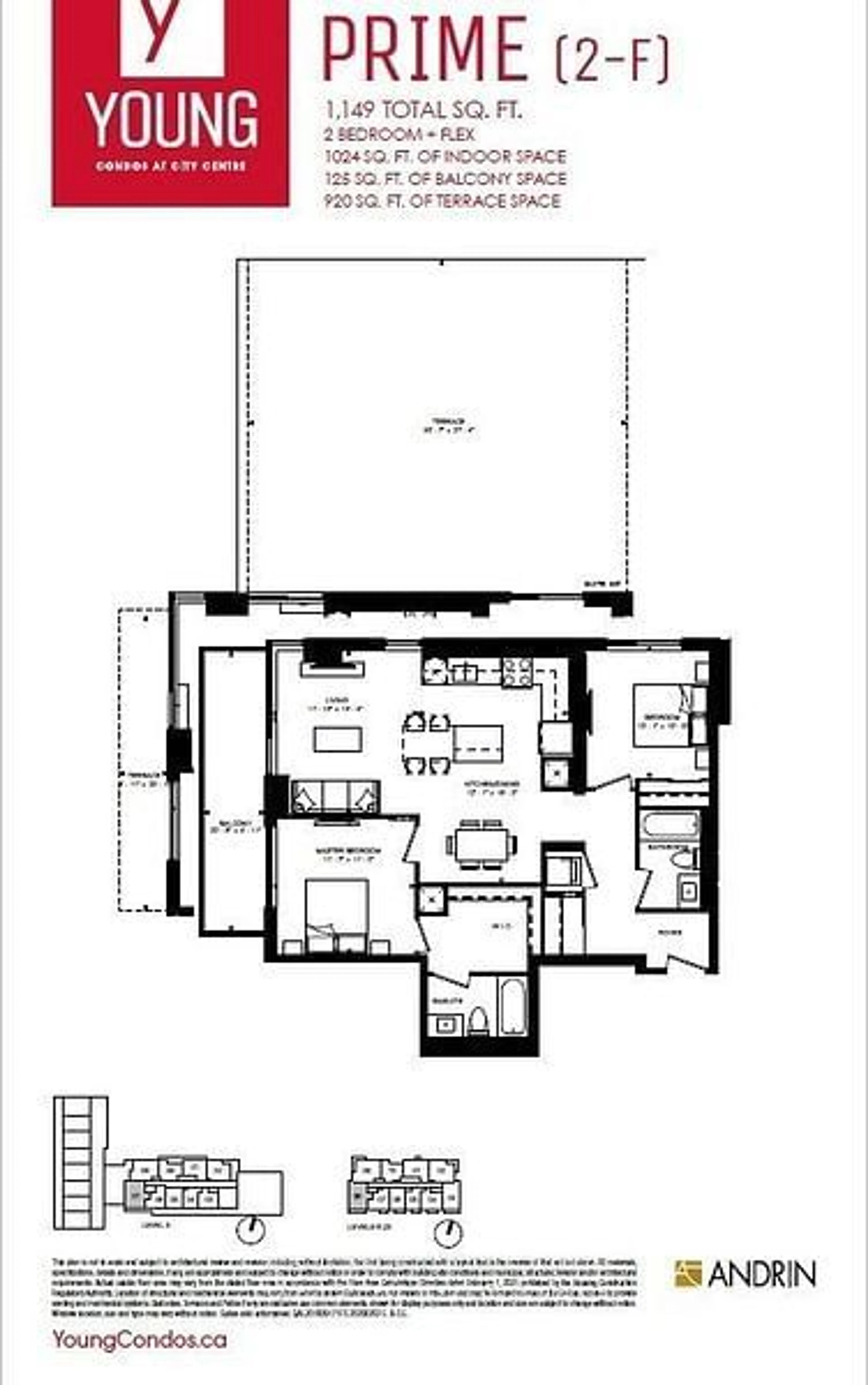 Floor plan for 55 Duke St #507, Kitchener Ontario N2H 0C9