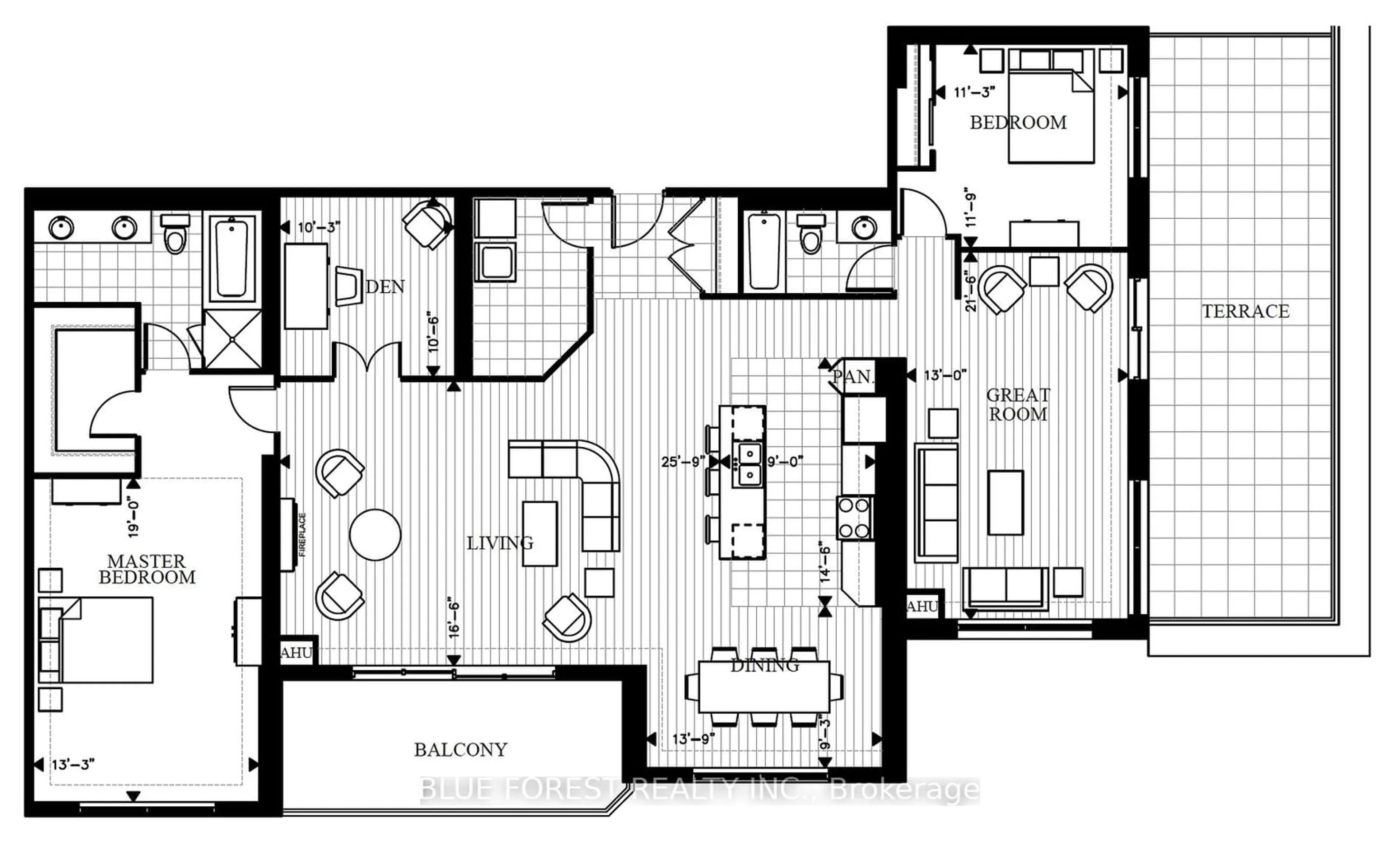 Floor plan for 330 Ridout St #2602, London Ontario N6C 3Z3