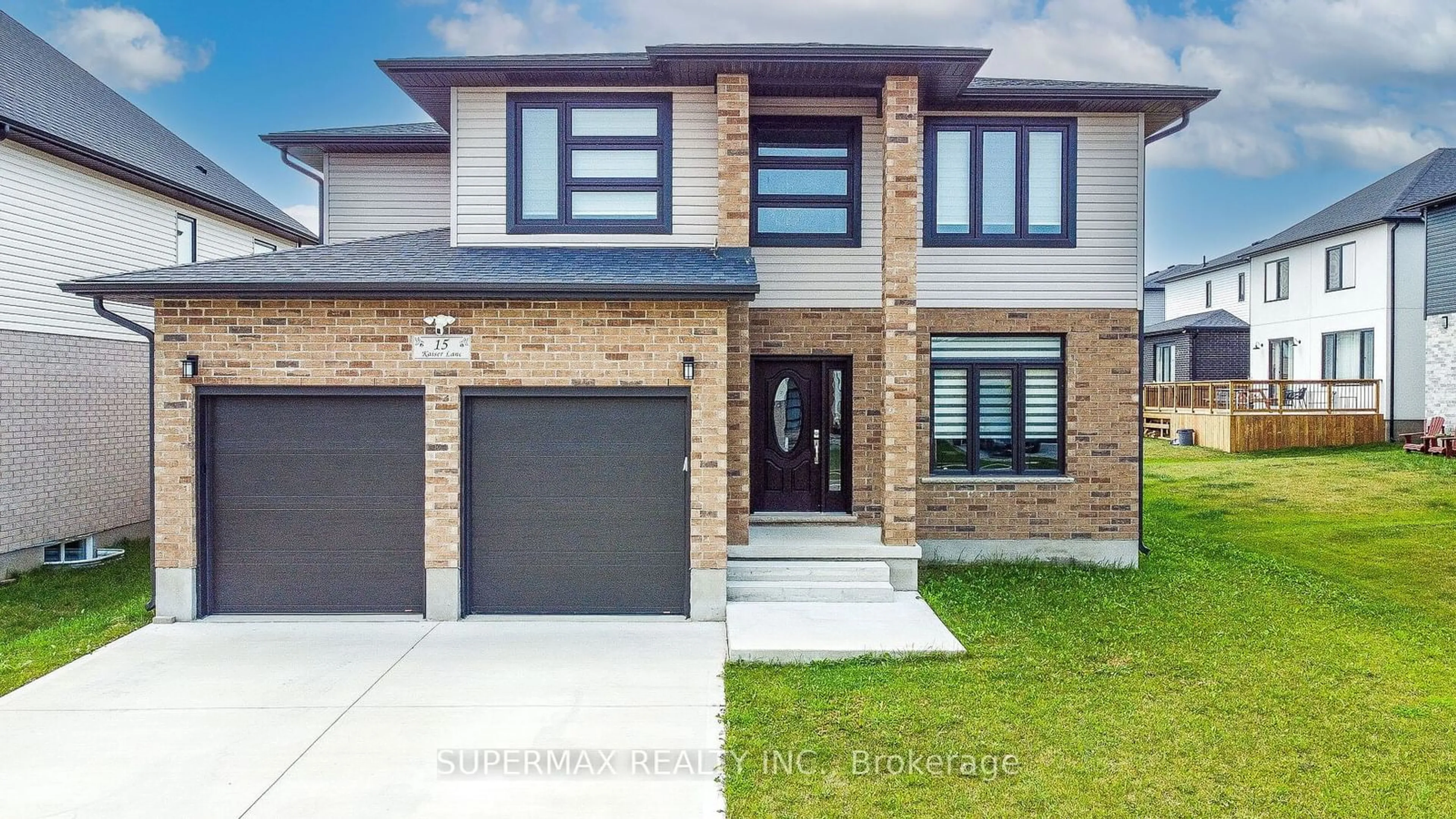 Home with brick exterior material for 15 KAISER Lane, Middlesex Centre Ontario N0L 1R0