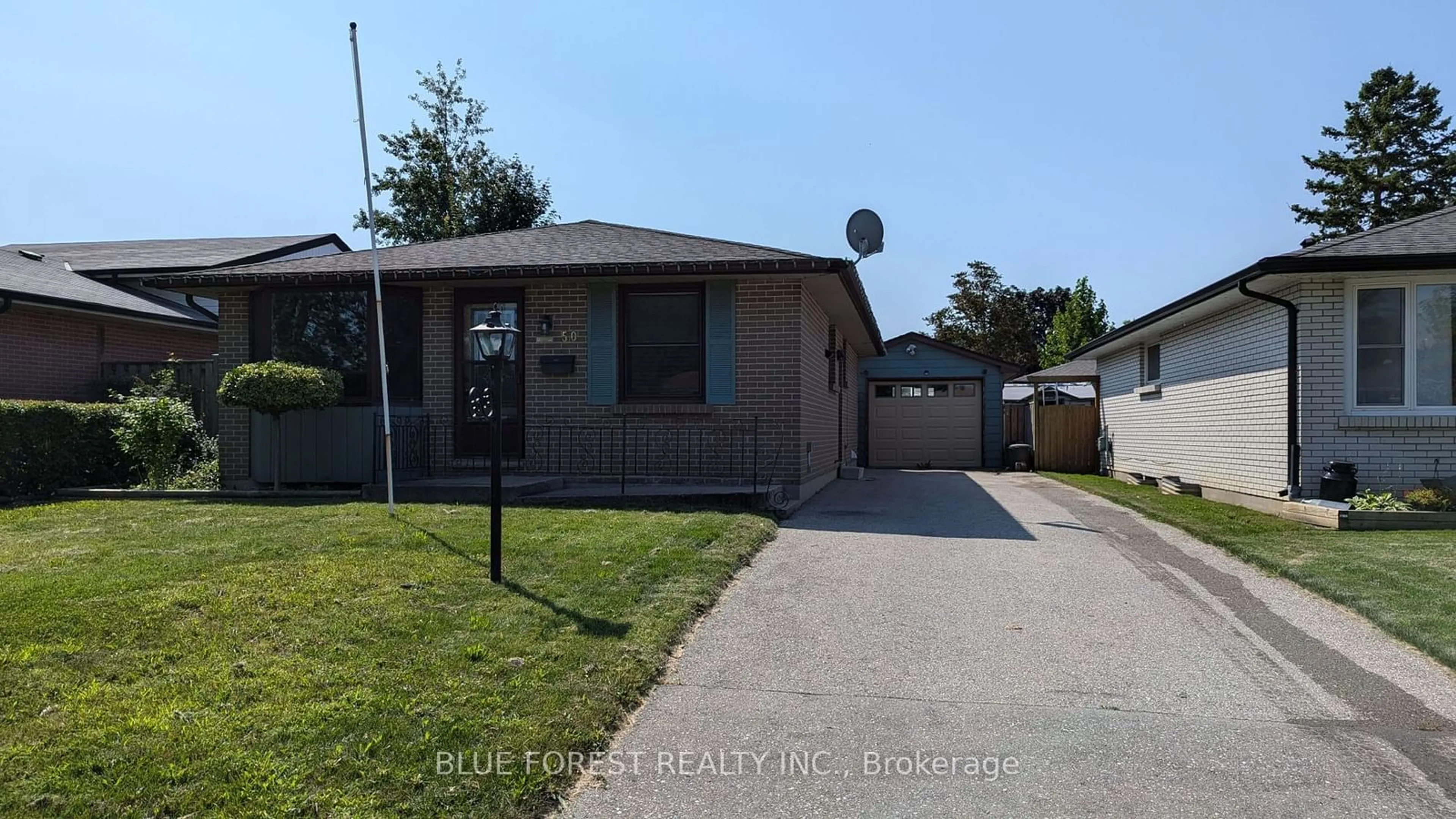 Frontside or backside of a home for 50 Jena Cres, London Ontario N5V 1L4