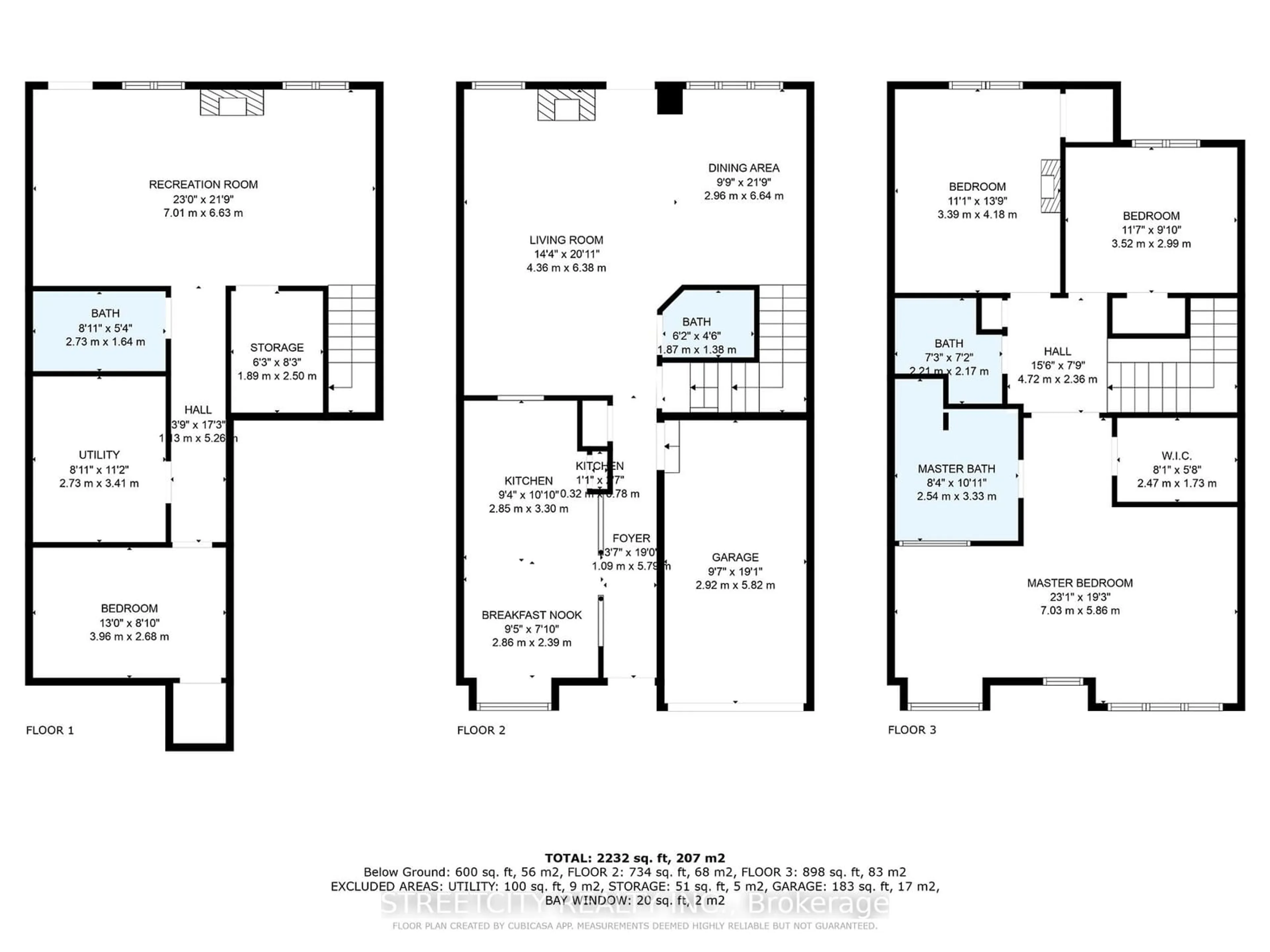 Floor plan for 499 Teeple Terr #13, London Ontario N6J 1T1