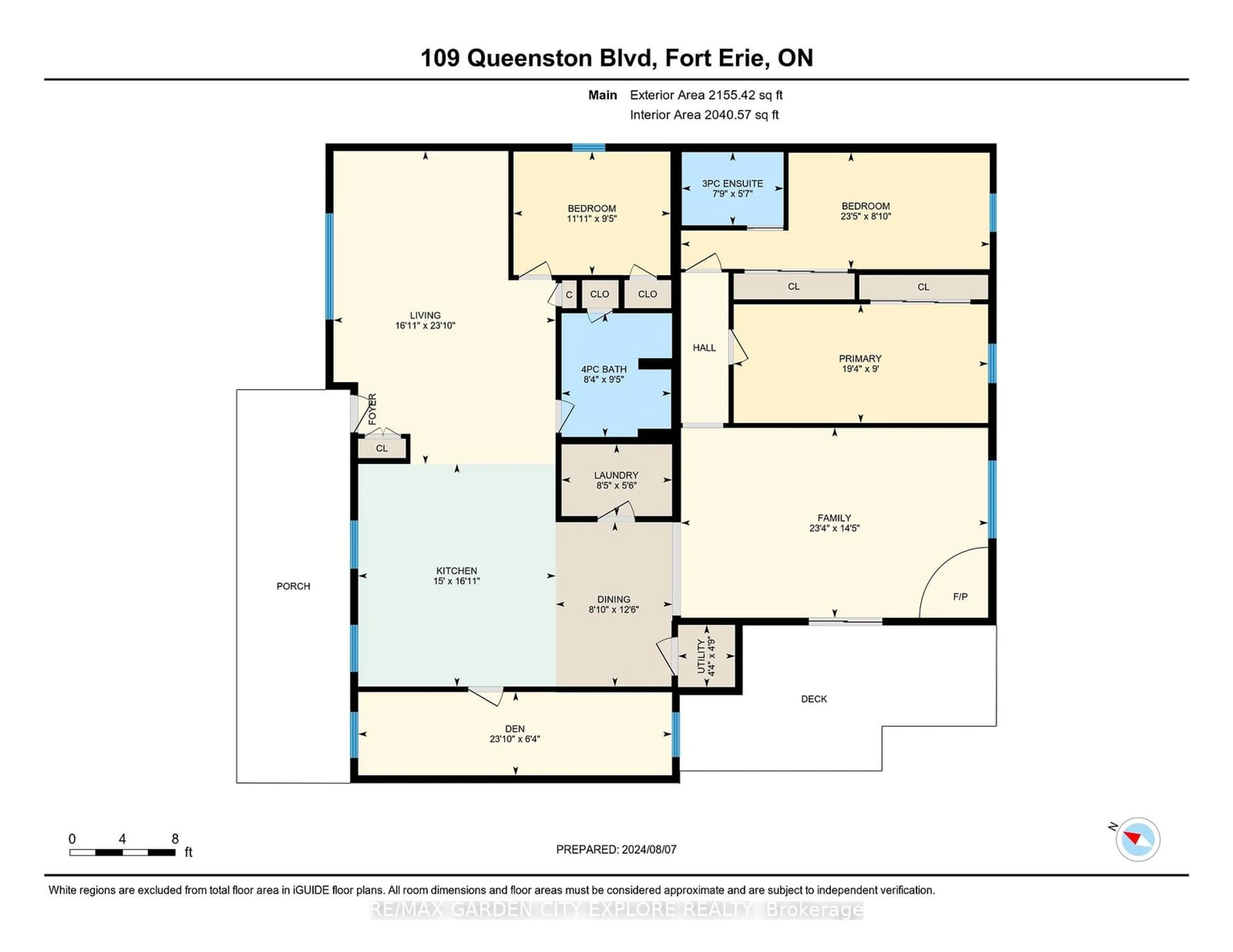 Floor plan for 109 Queenston Blvd, Fort Erie Ontario L2A 1K9