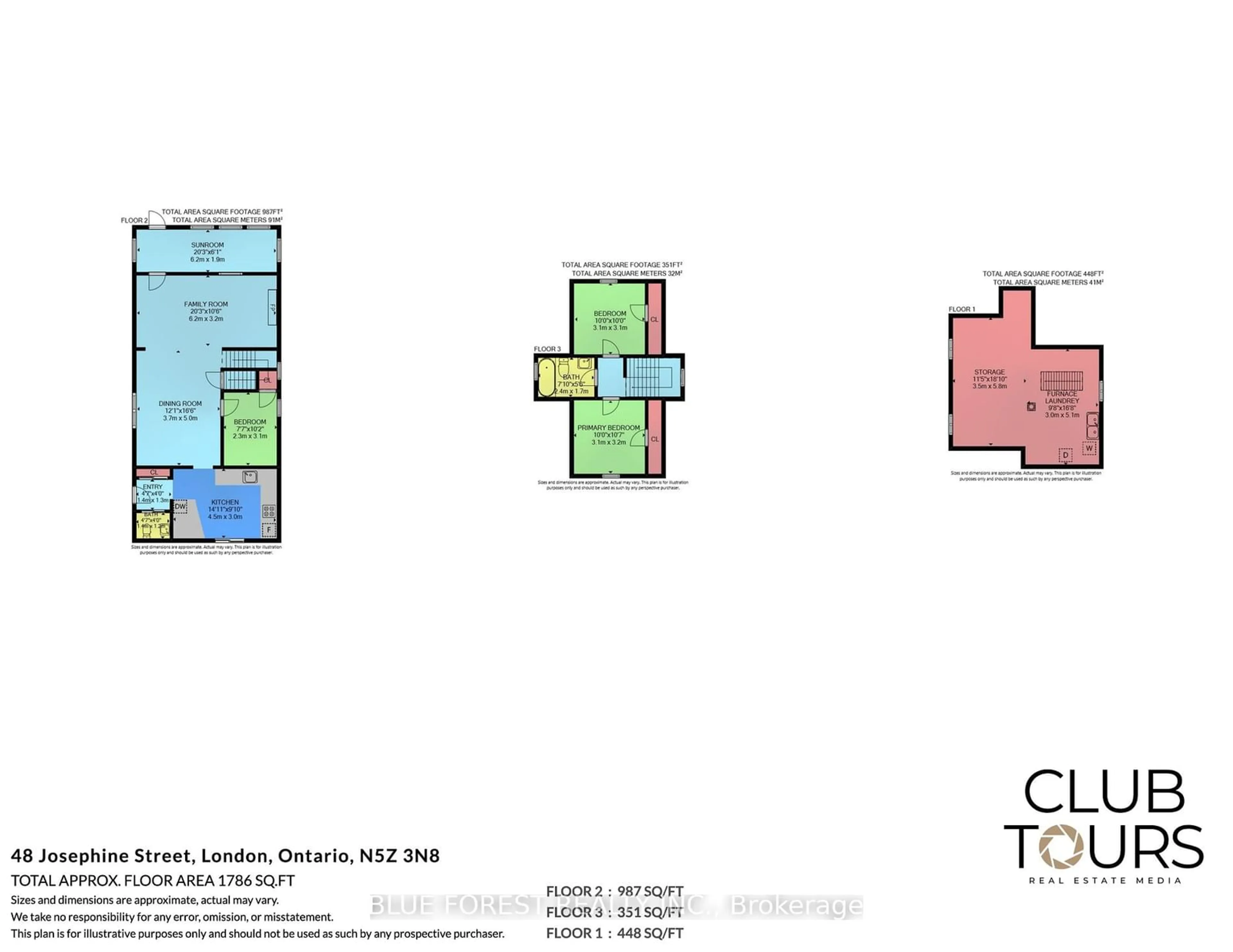 Floor plan for 48 Josephine St, London Ontario N5Z 3N8