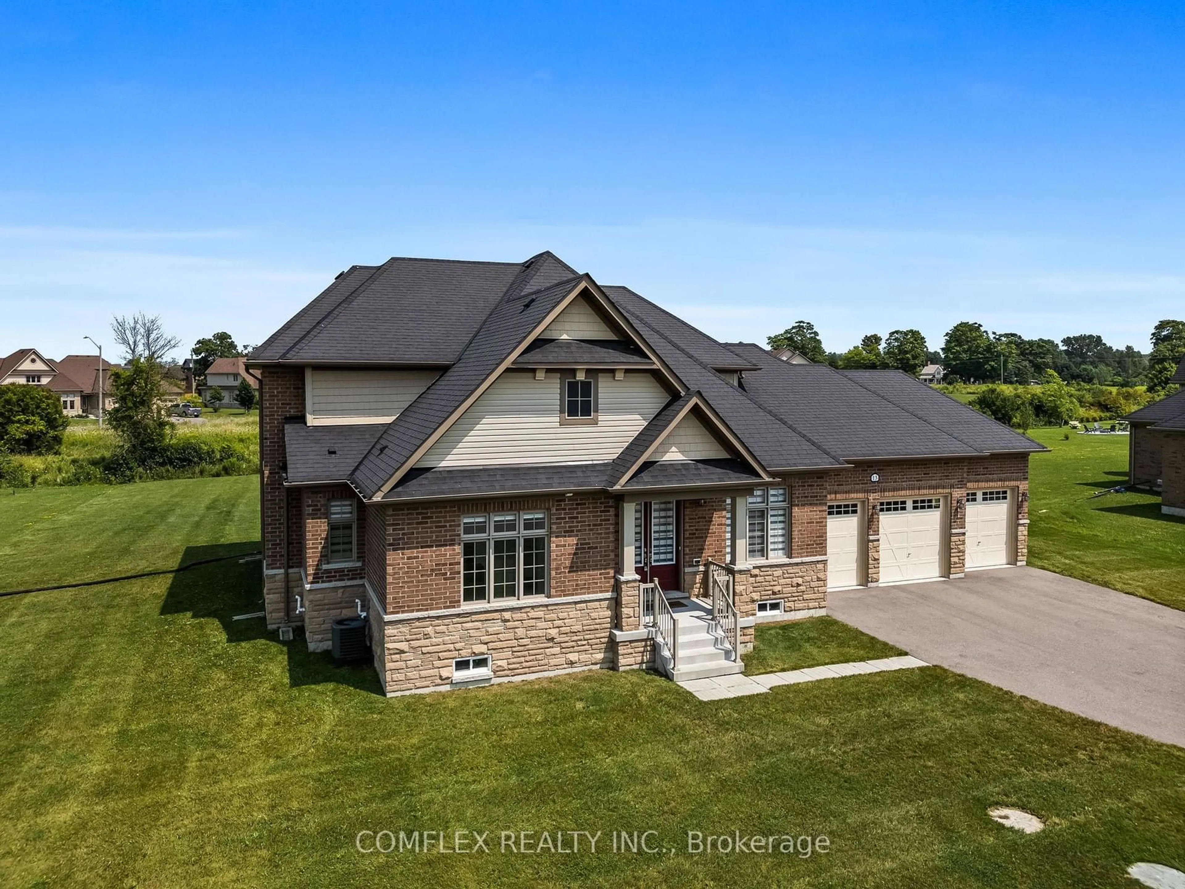 Home with brick exterior material for 13 Wellers Way, Quinte West Ontario K0K 1L0