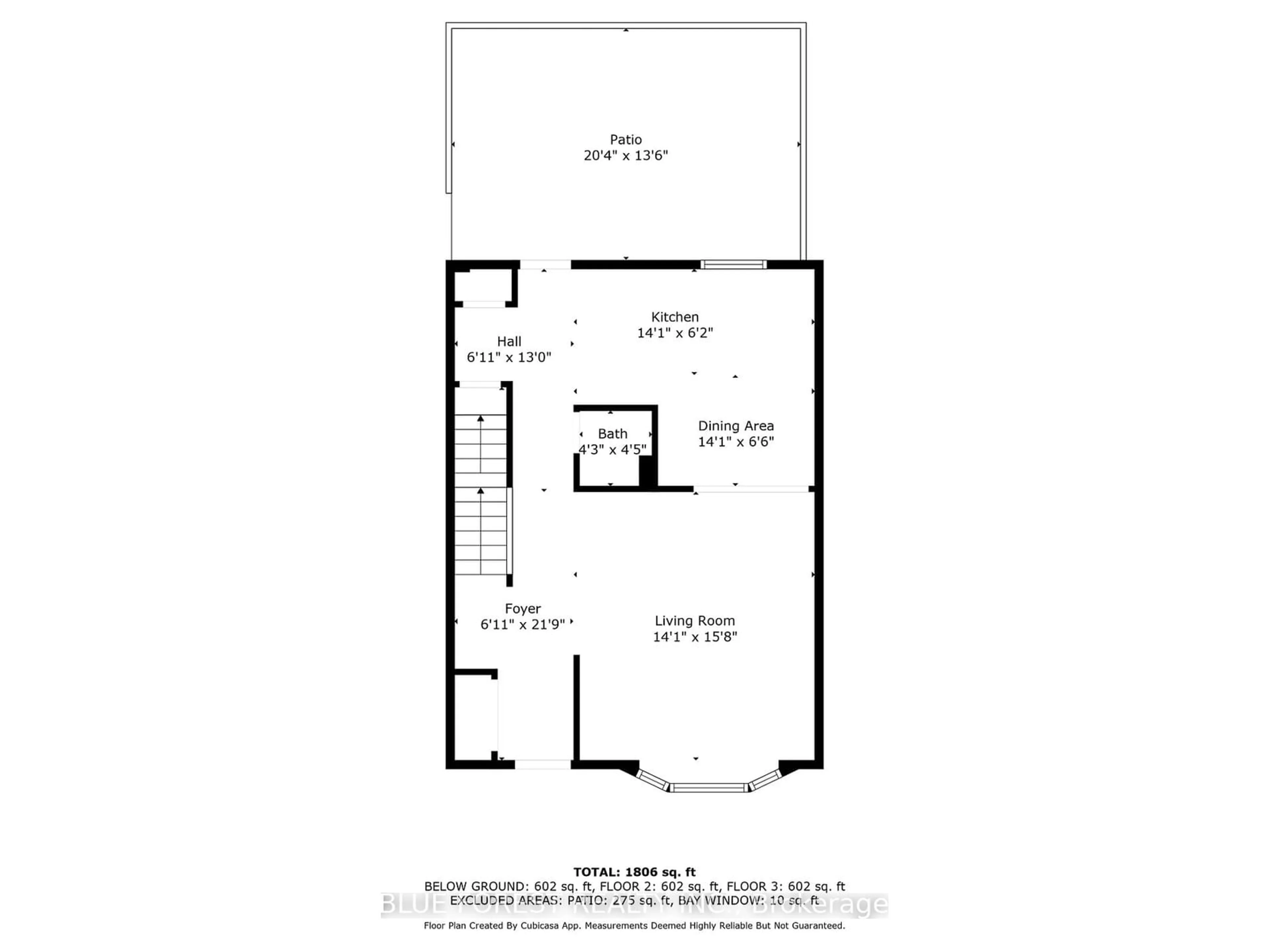 Floor plan for 270 Homestead Cres, London Ontario N6G 2E5