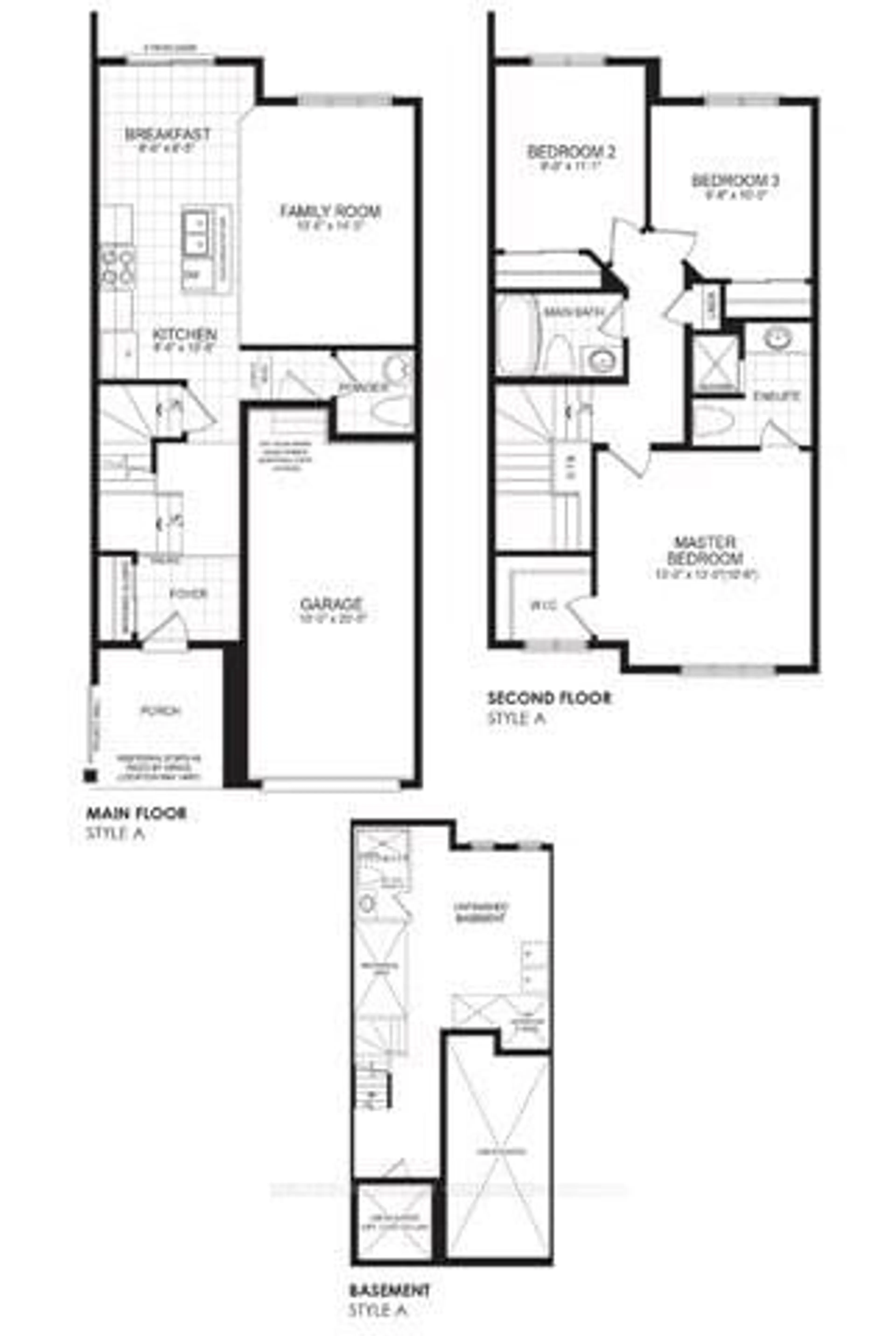 Floor plan for 80 Scarletwood St, Hamilton Ontario L8J 1X5