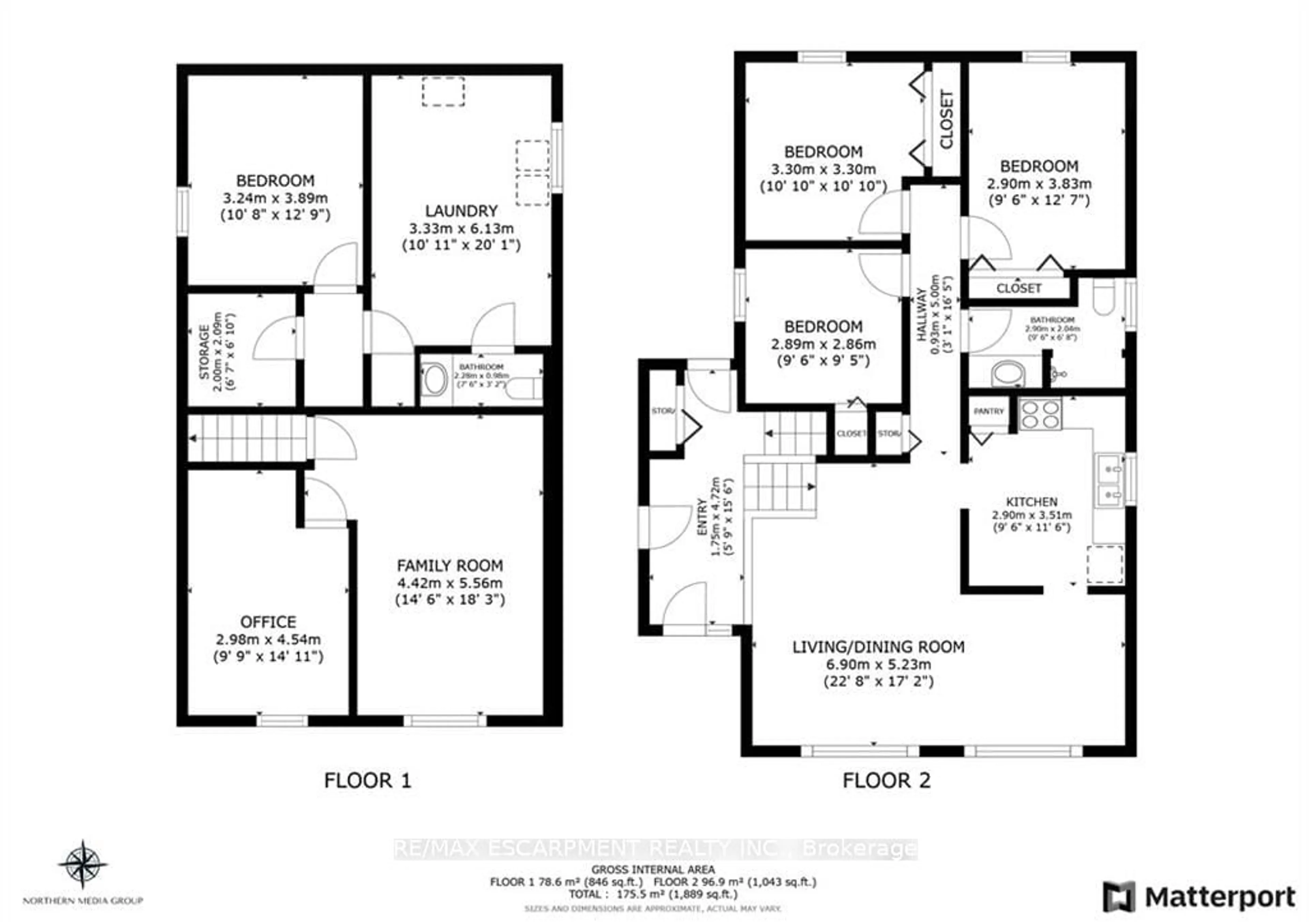 Floor plan for 79 Hanover Pl, Hamilton Ontario L8K 5X7