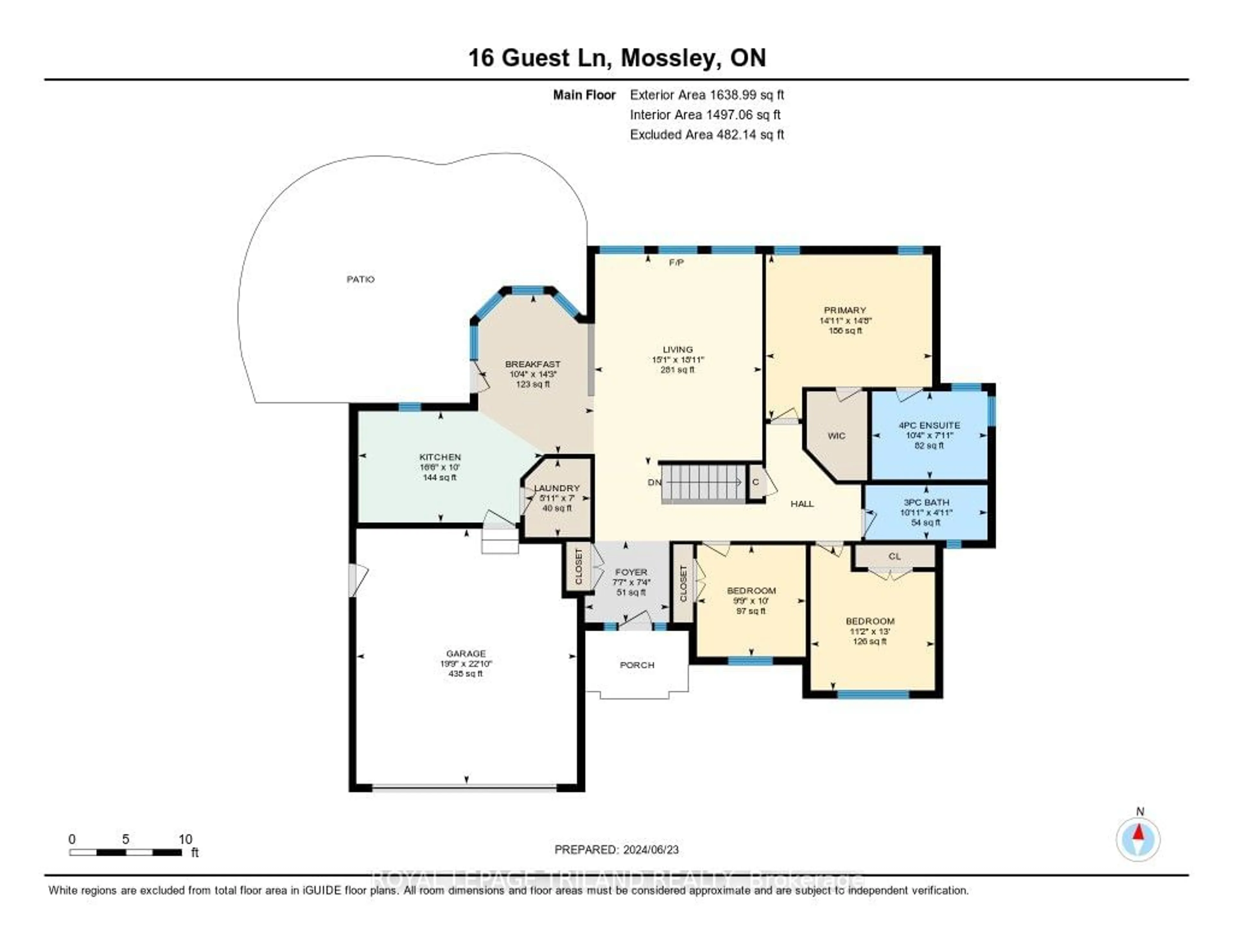 Floor plan for 16 Guest Lane, Thames Centre Ontario N0L 1V0