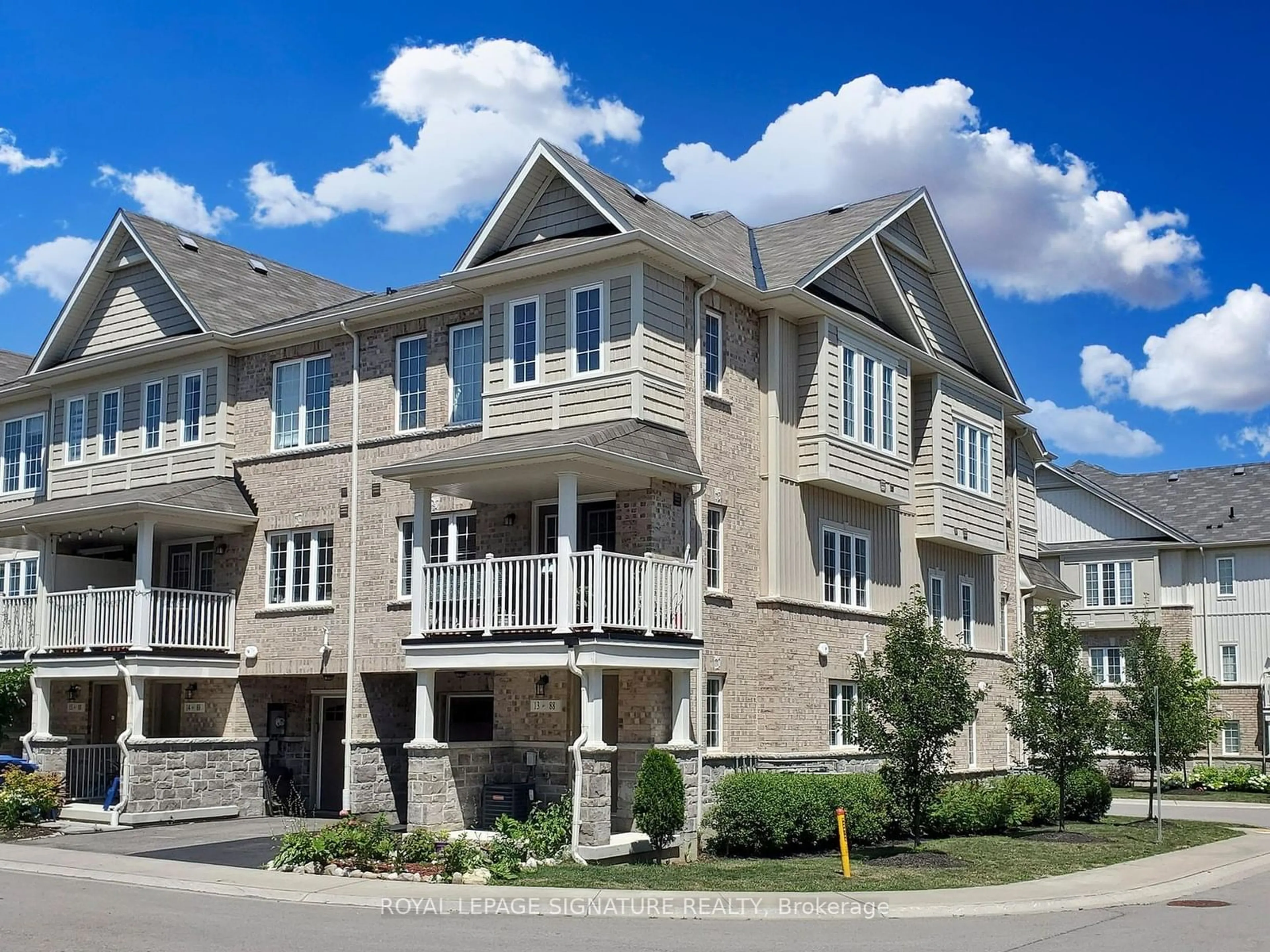 A pic from exterior of the house or condo for 88 Decorso Dr #13, Guelph Ontario N1L 0A1