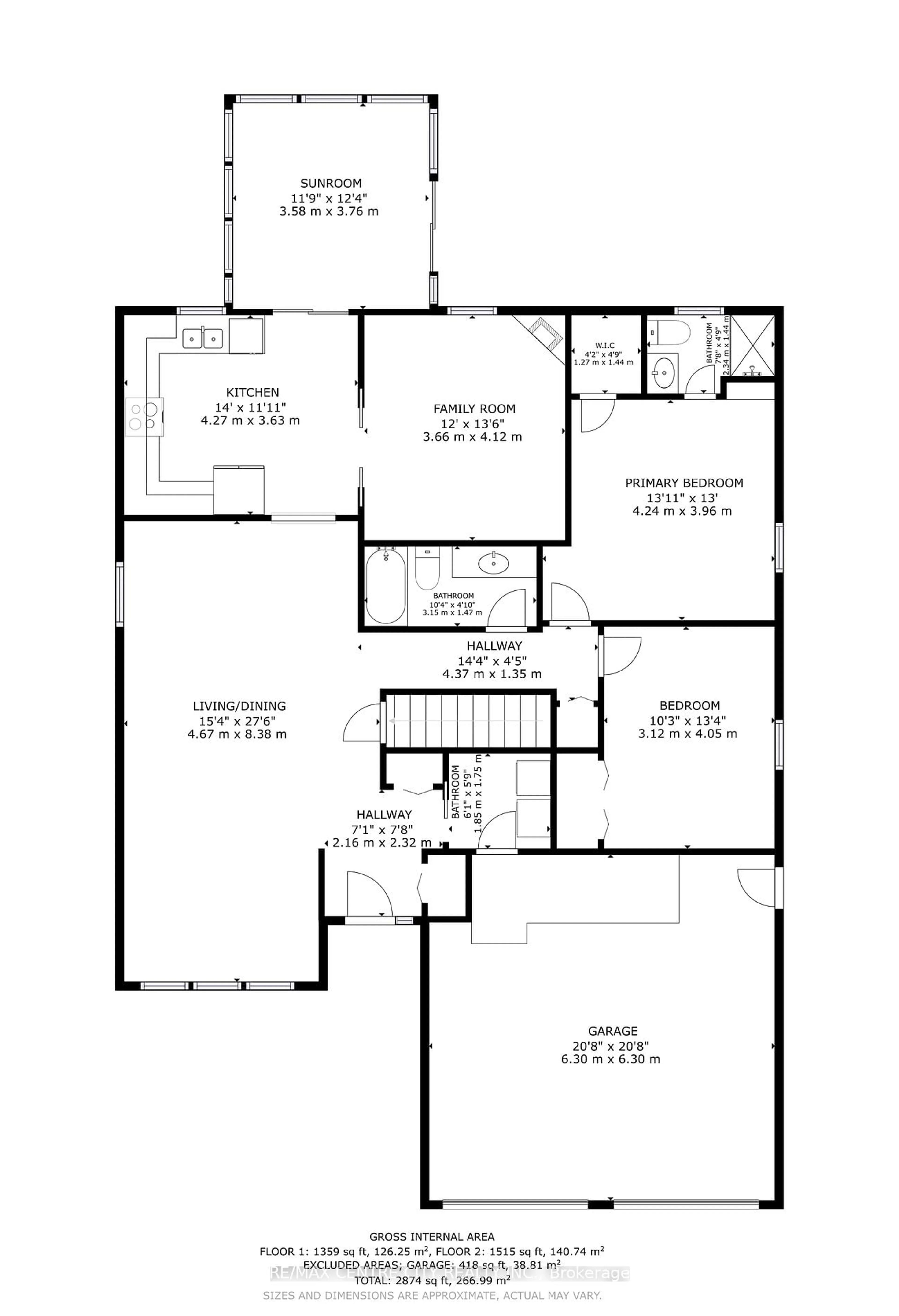 Floor plan for 547 Agnes Dr, Strathroy-Caradoc Ontario N7G 4C9