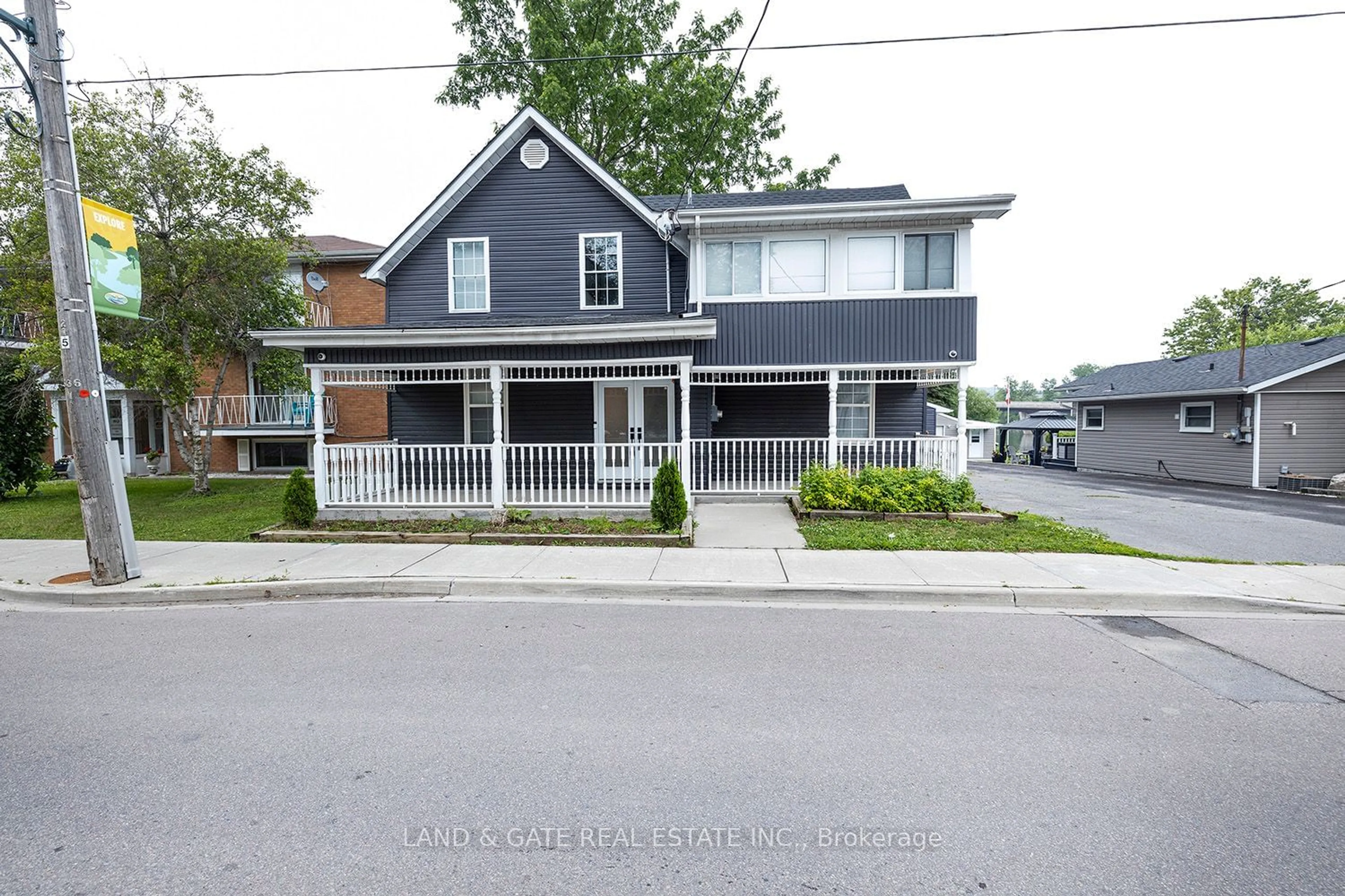 Frontside or backside of a home, the street view for 28 North Trent St, Quinte West Ontario K0K 2C0