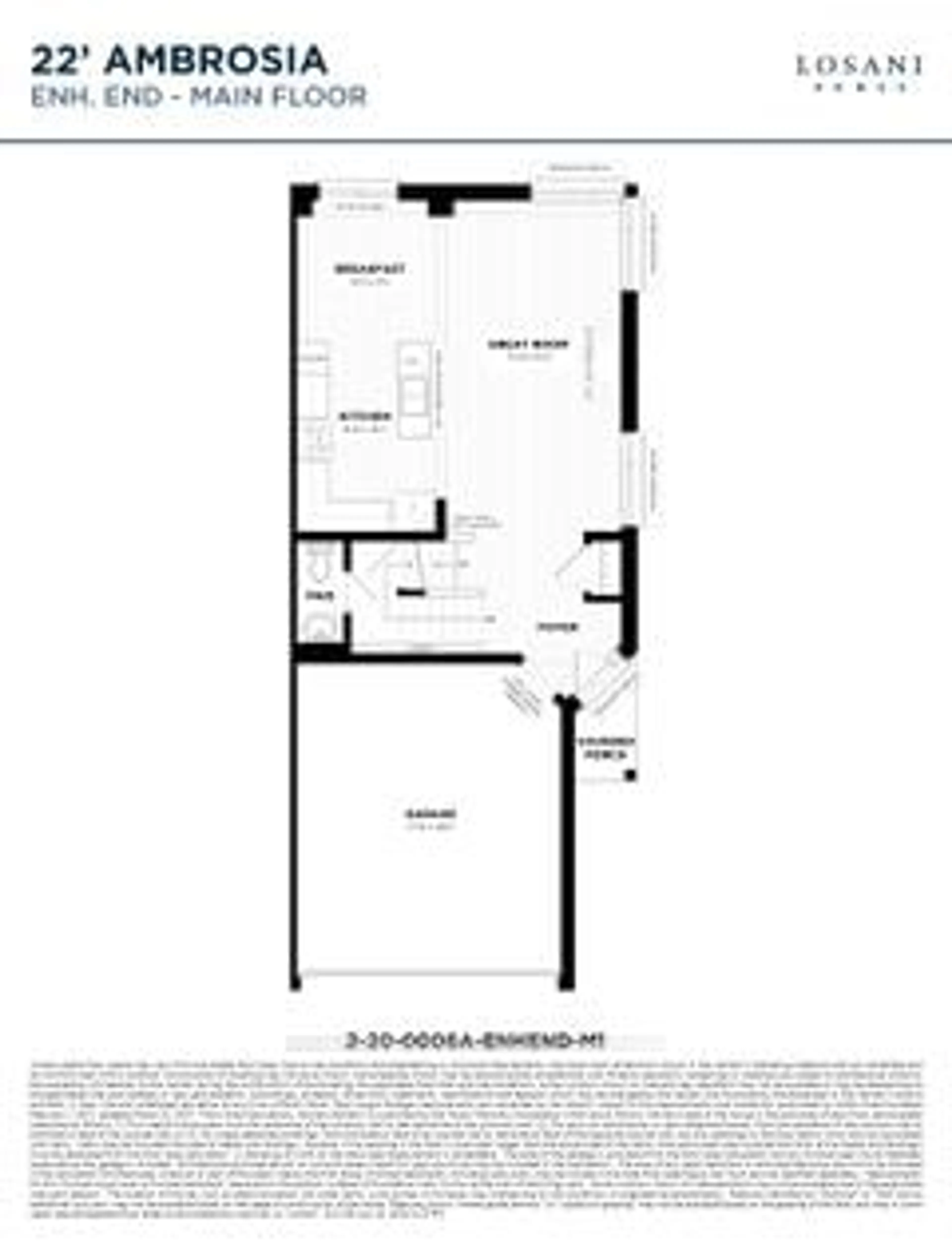 Floor plan for 104 Gort Ave, Brant Ontario N3L 1G9