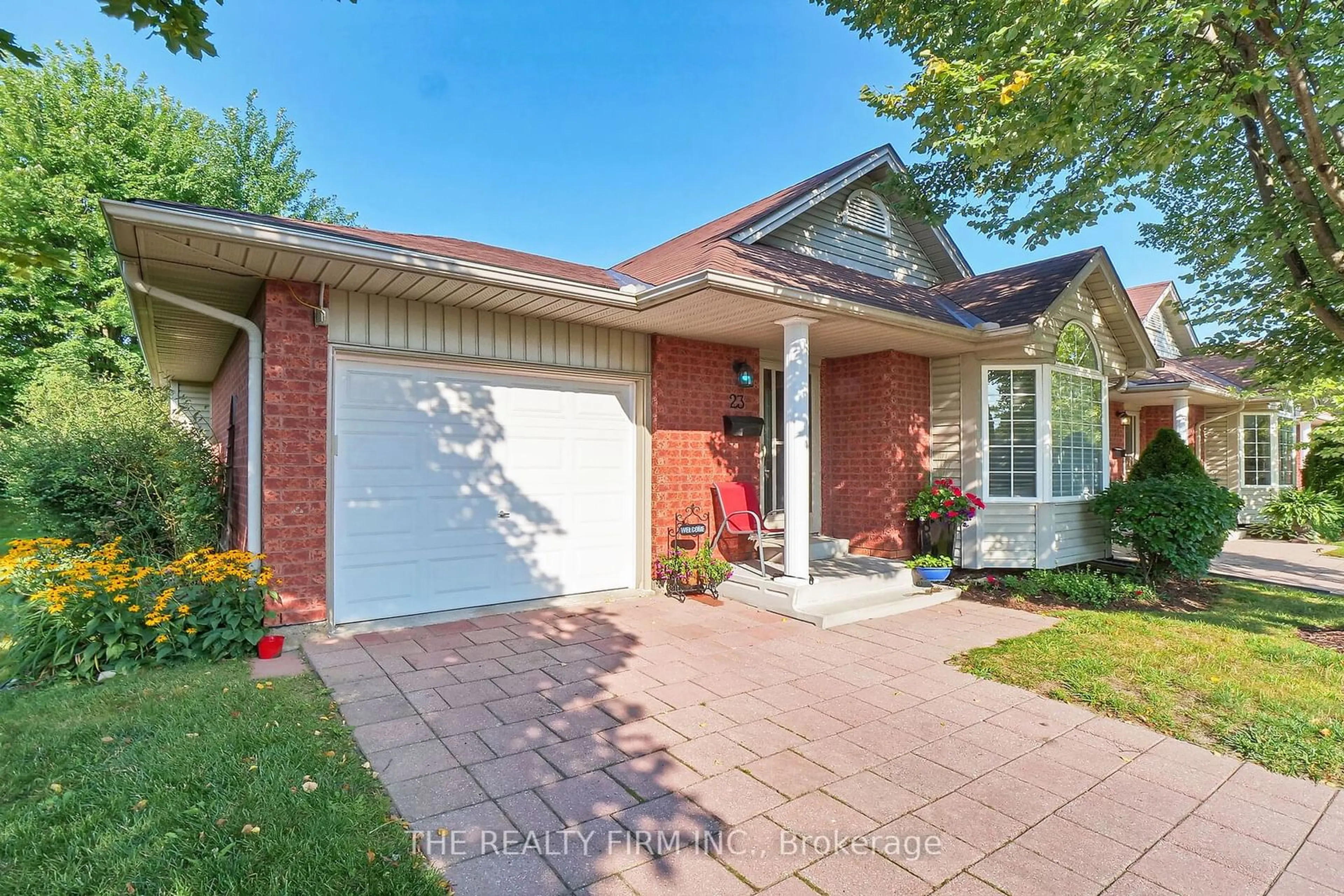 Home with brick exterior material for 875 Thistledown Way #23, London Ontario N6G 5G5