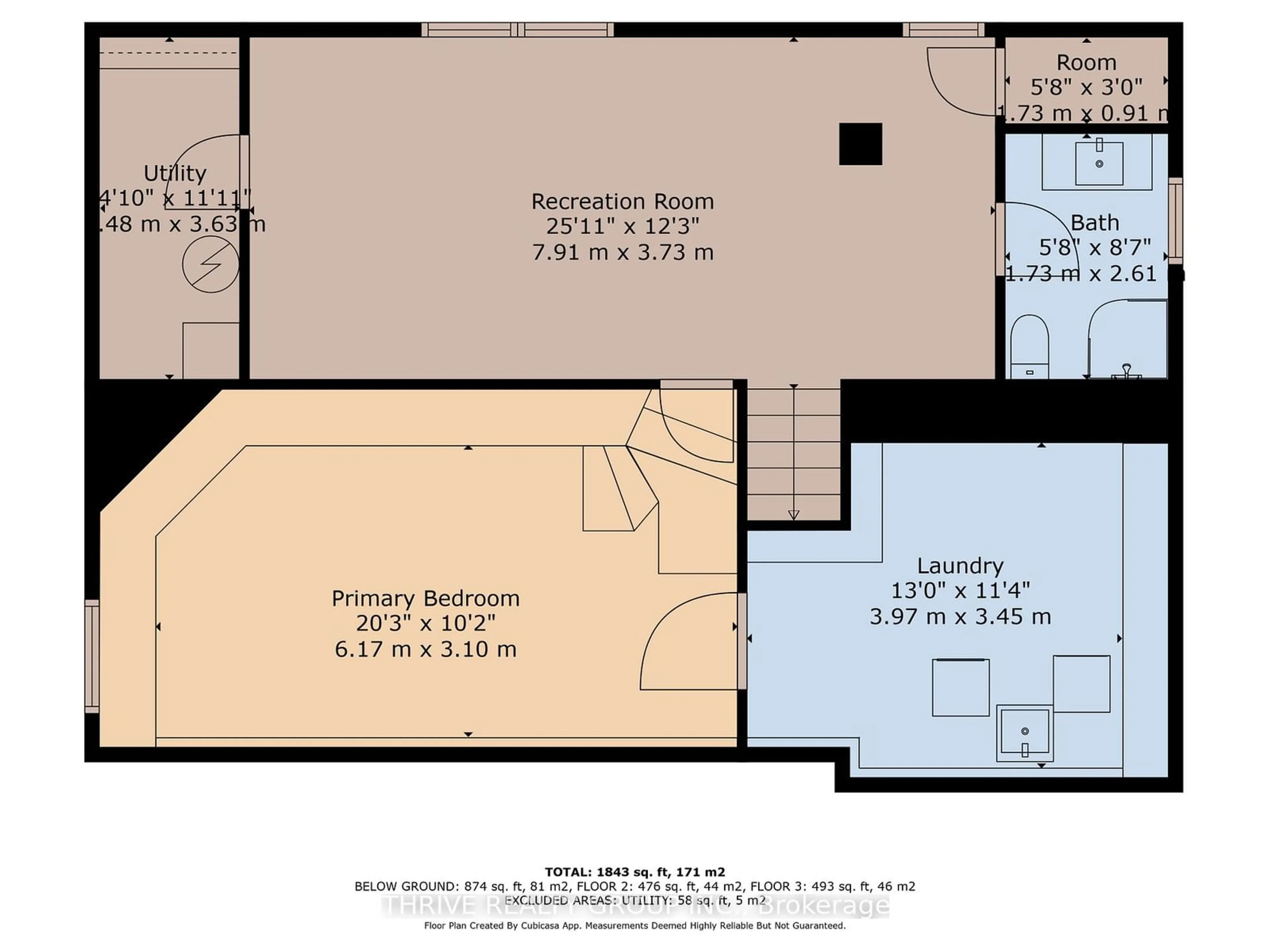 Floor plan for 221 Merlin Cres, London Ontario N5W 5A2