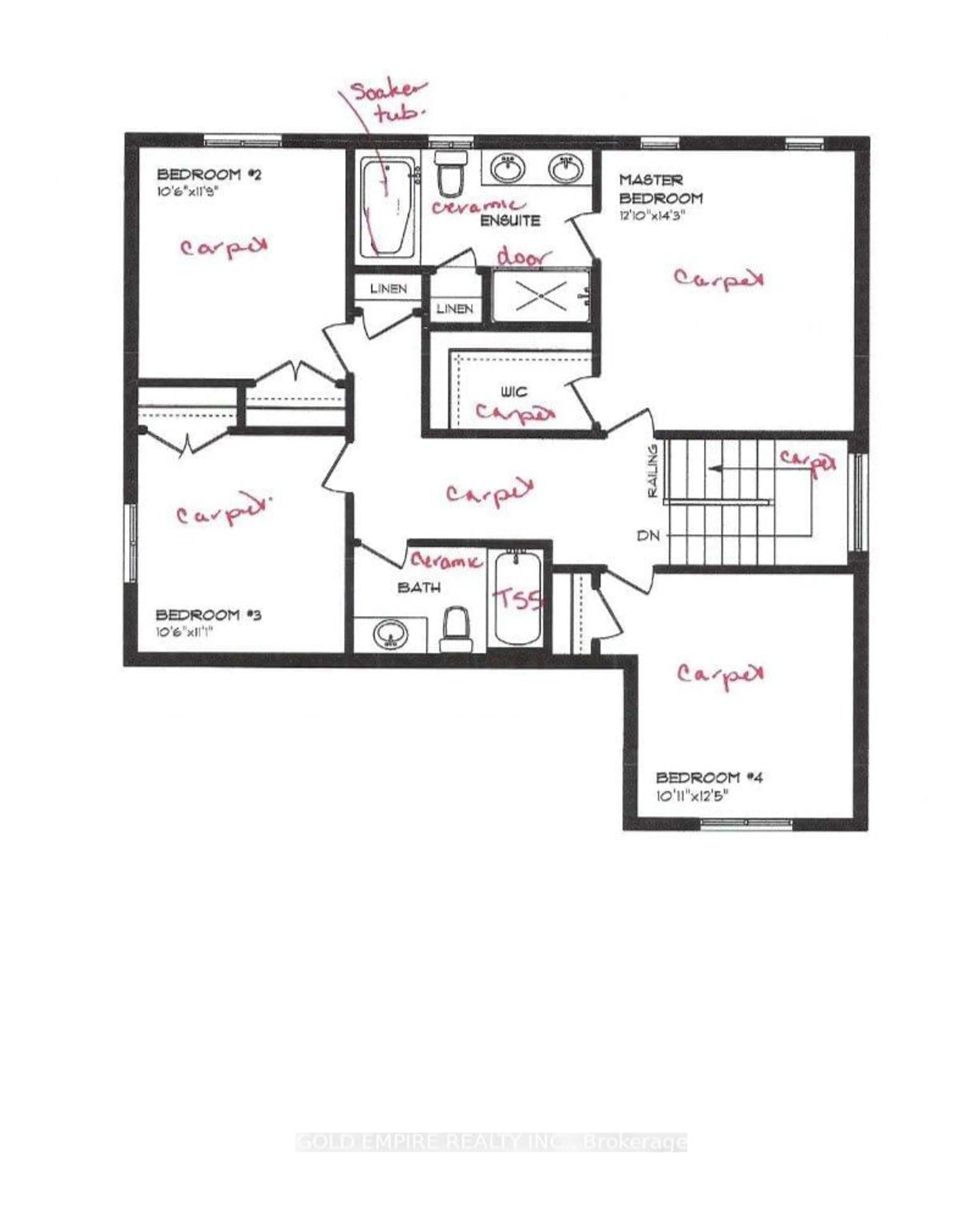 Floor plan for 58 Livingston Dr, Tillsonburg Ontario N4G 0J3