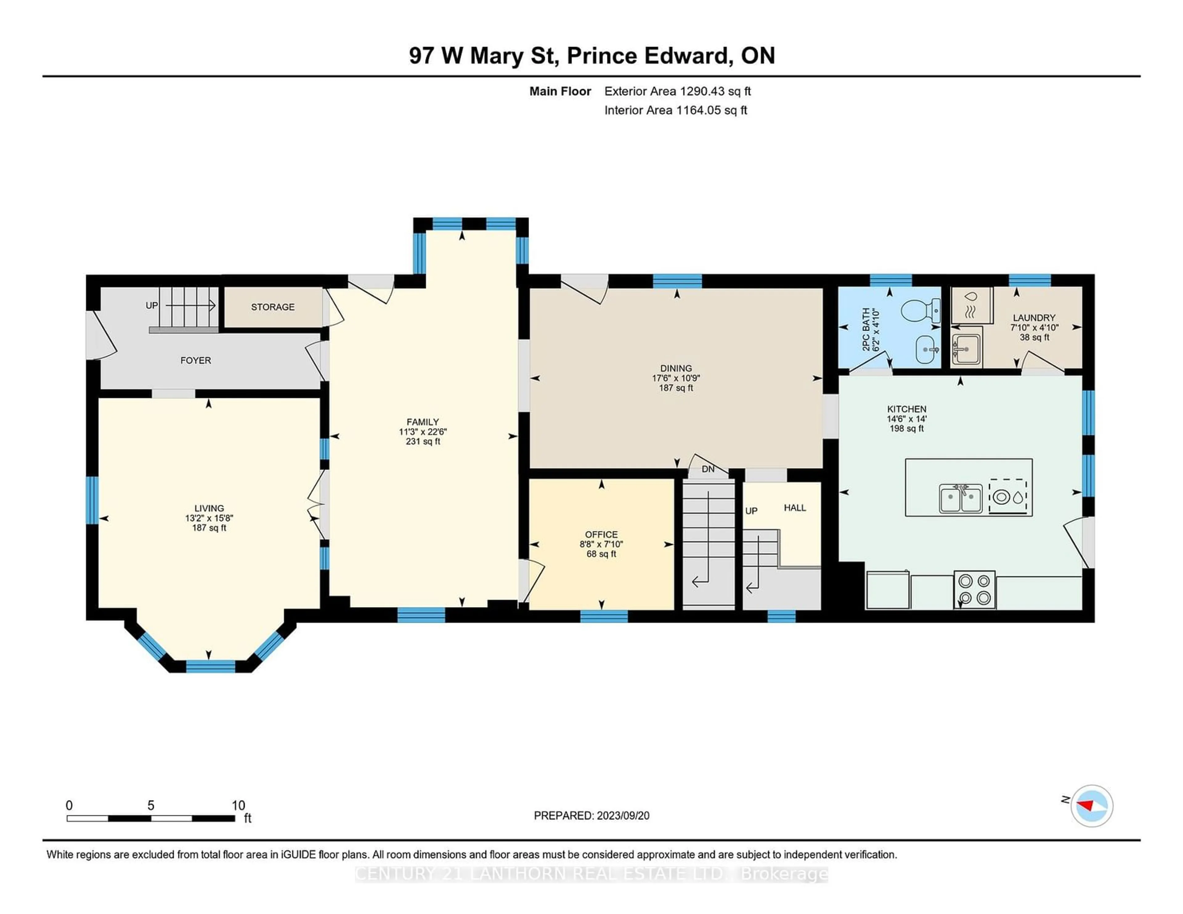 Floor plan for 97 West Mary St, Prince Edward County Ontario K0K 2T0