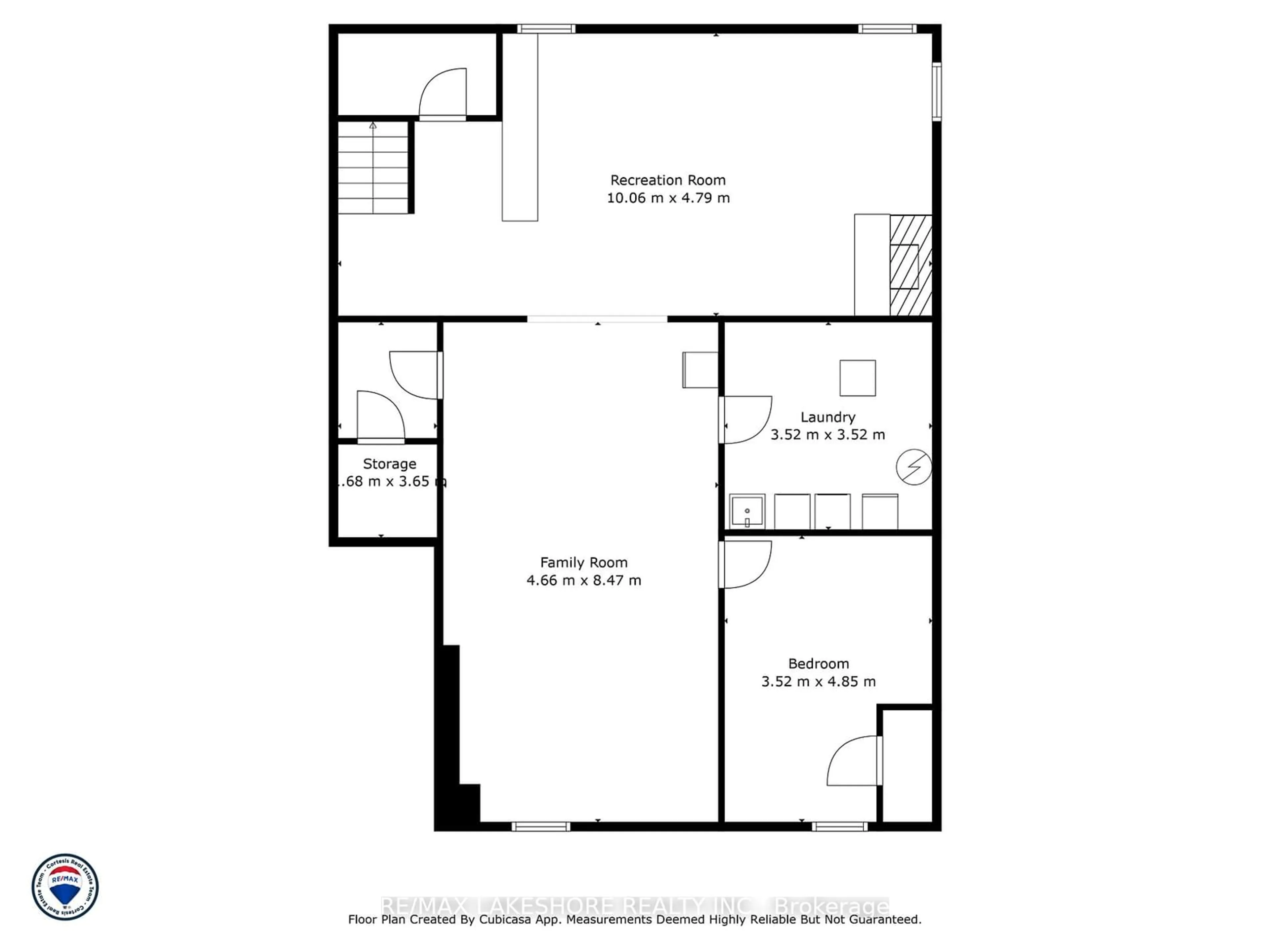 Floor plan for 1080 Ontario St, Cobourg Ontario K9A 3C7