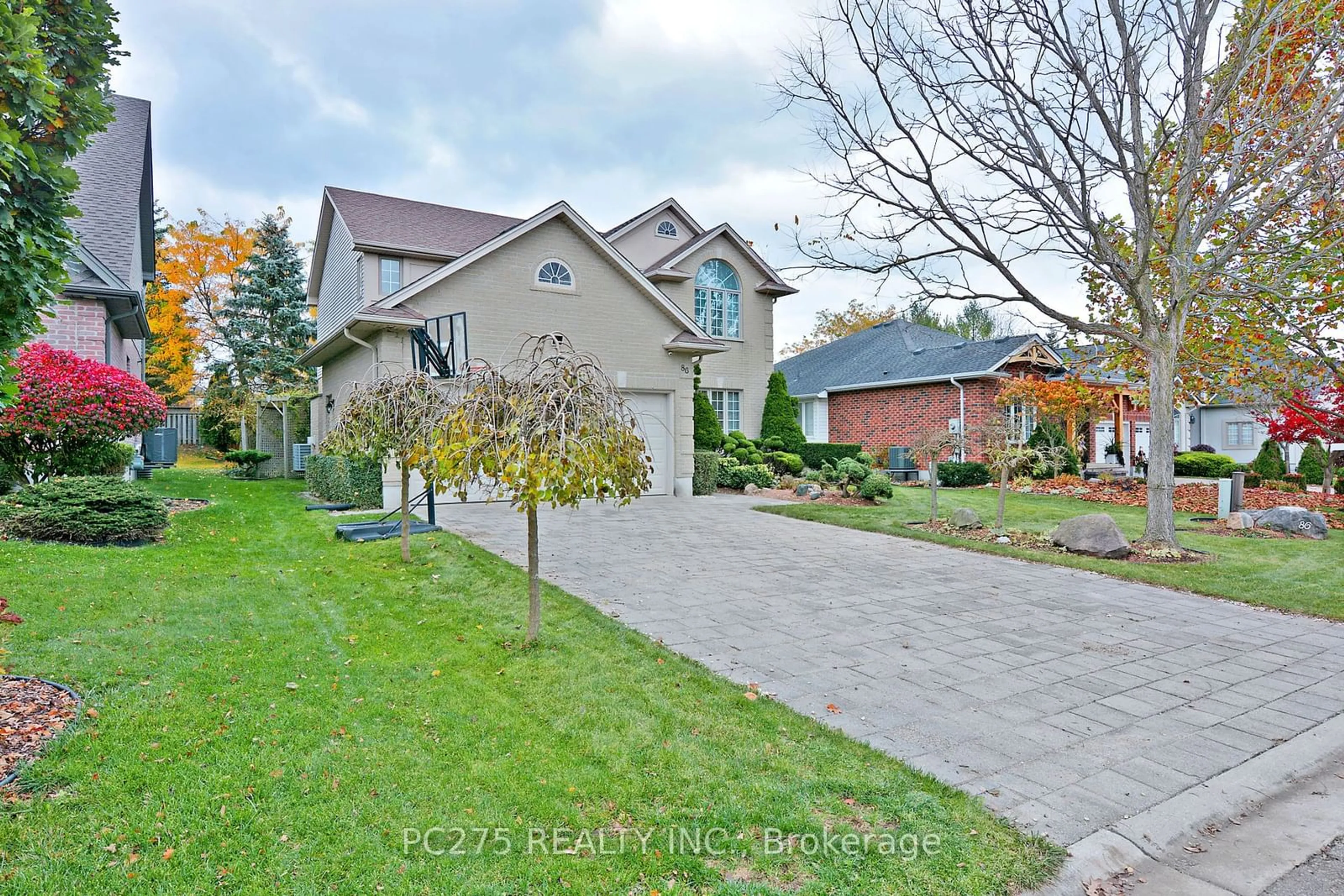 Frontside or backside of a home, the street view for 86 Cheltenham Rd, London Ontario N6H 5P9