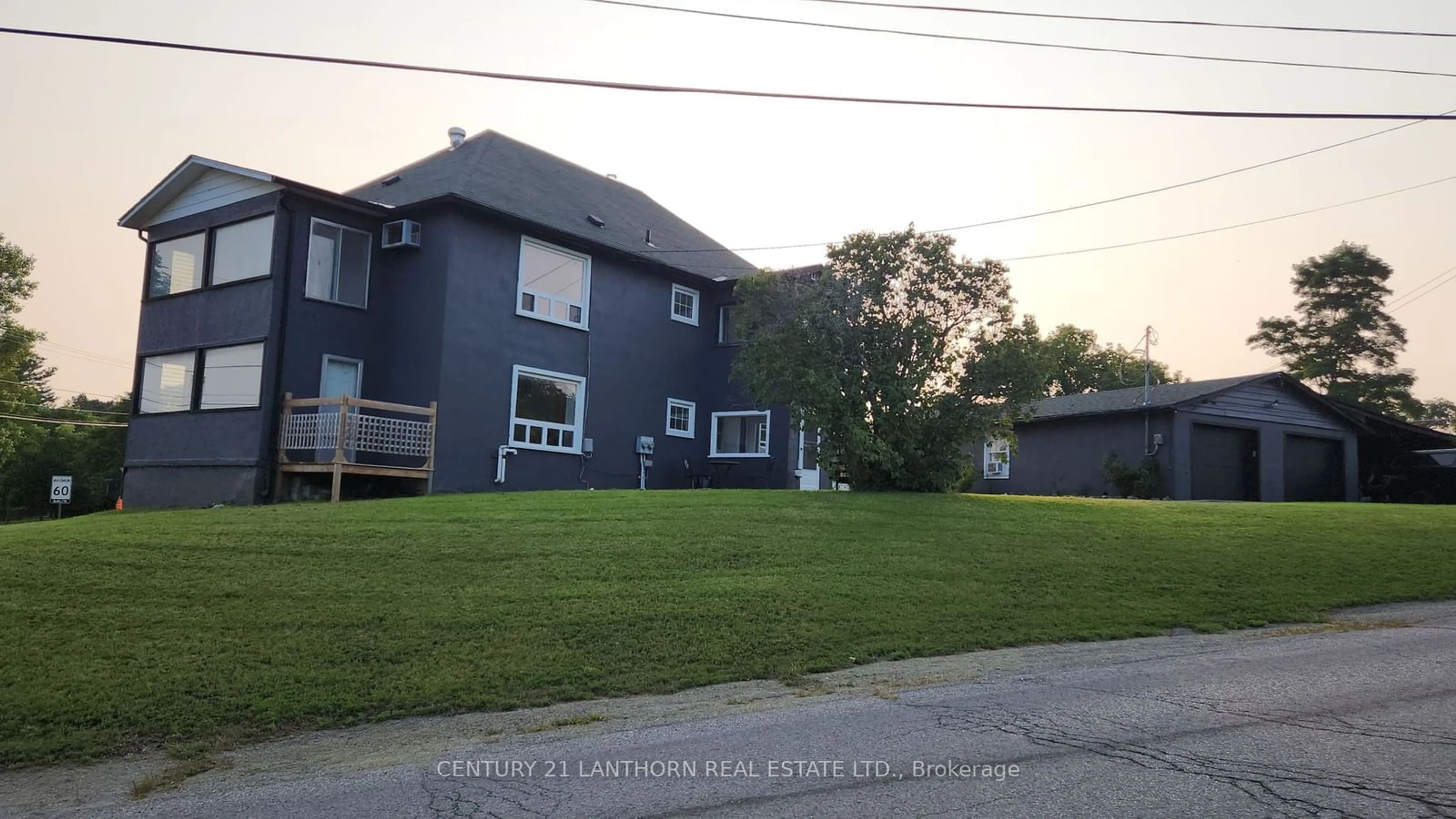 Frontside or backside of a home, the fenced backyard for 2024 Stockdale Rd, Quinte West Ontario K0K 2C0