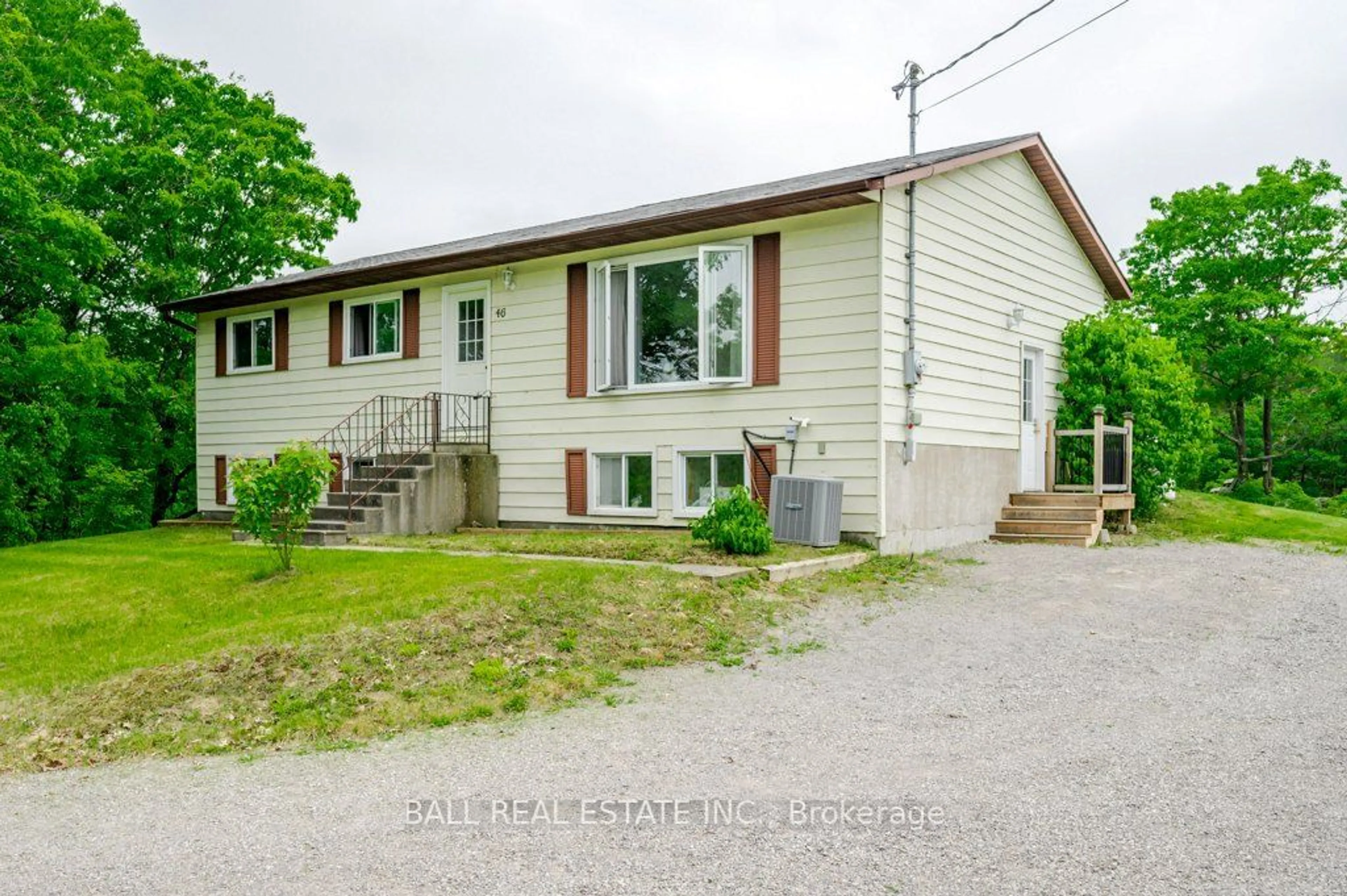 Frontside or backside of a home, cottage for 46 Ojibway Dr, Galway-Cavendish and Harvey Ontario K0L 1J0