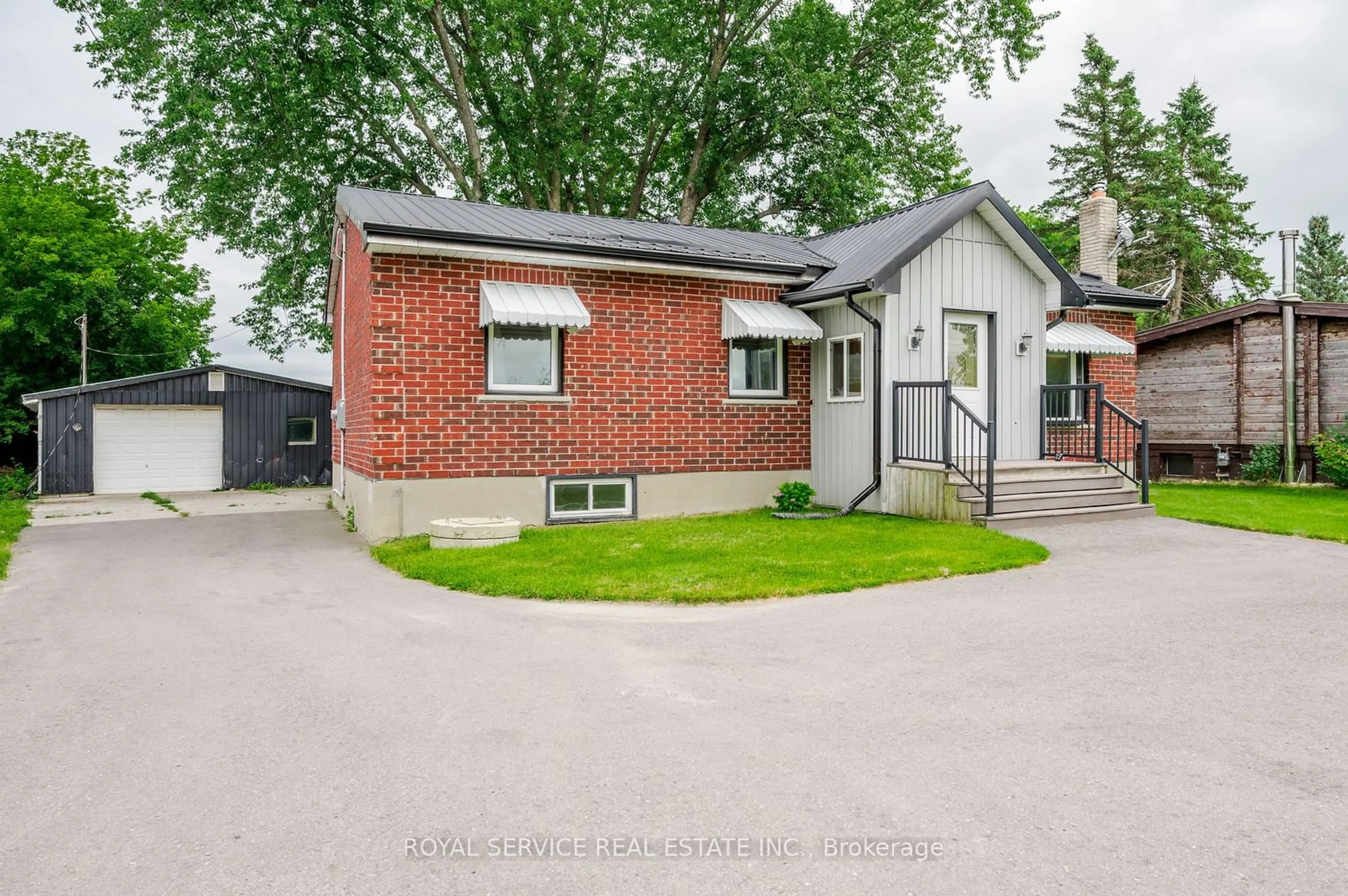 Home with brick exterior material for 3991 Wallace Point Rd, Otonabee-South Monaghan Ontario K9J 0E4