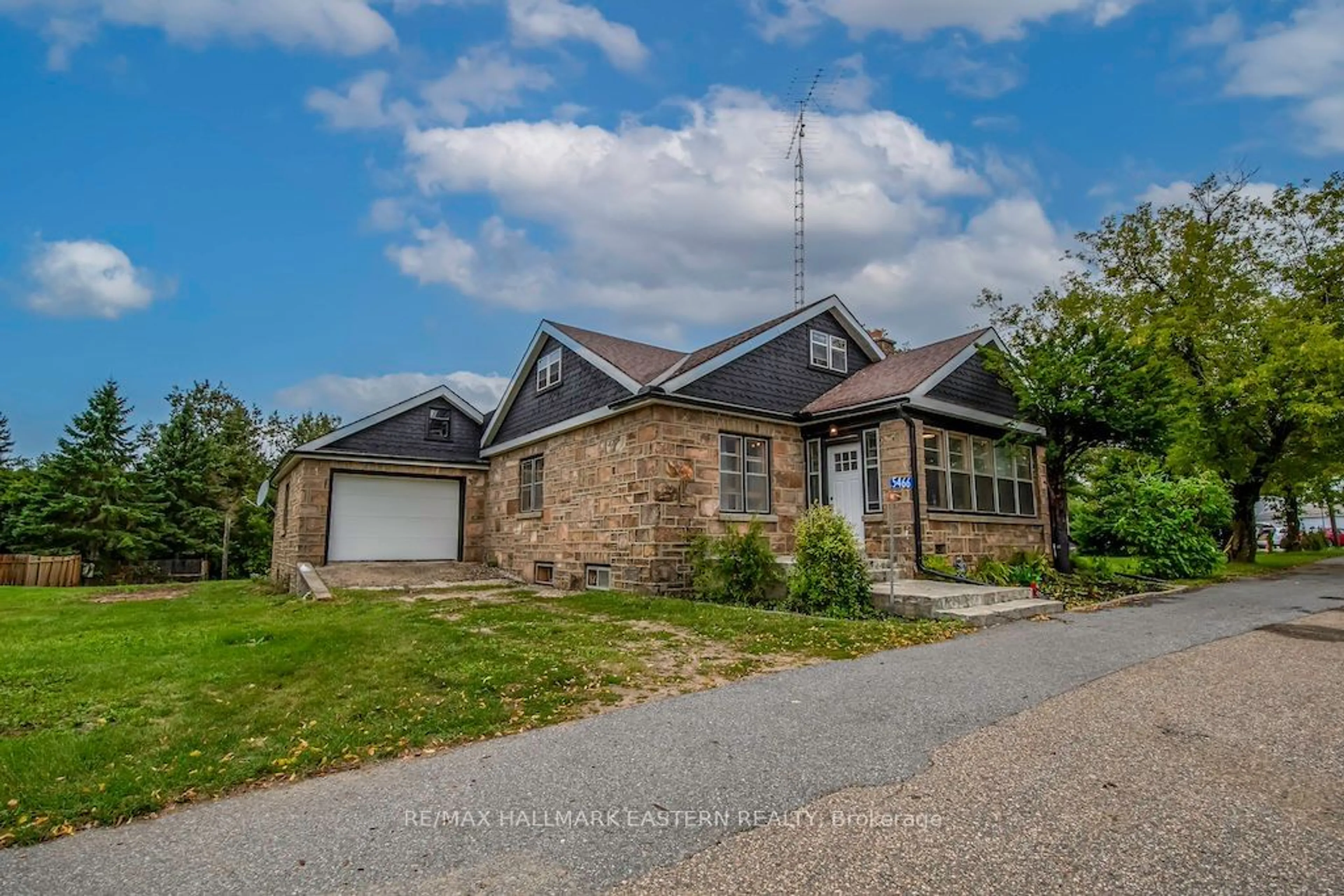 Home with brick exterior material, street for 5466 Highway 620, Coe Hill, Wollaston Ontario K0L 1P0