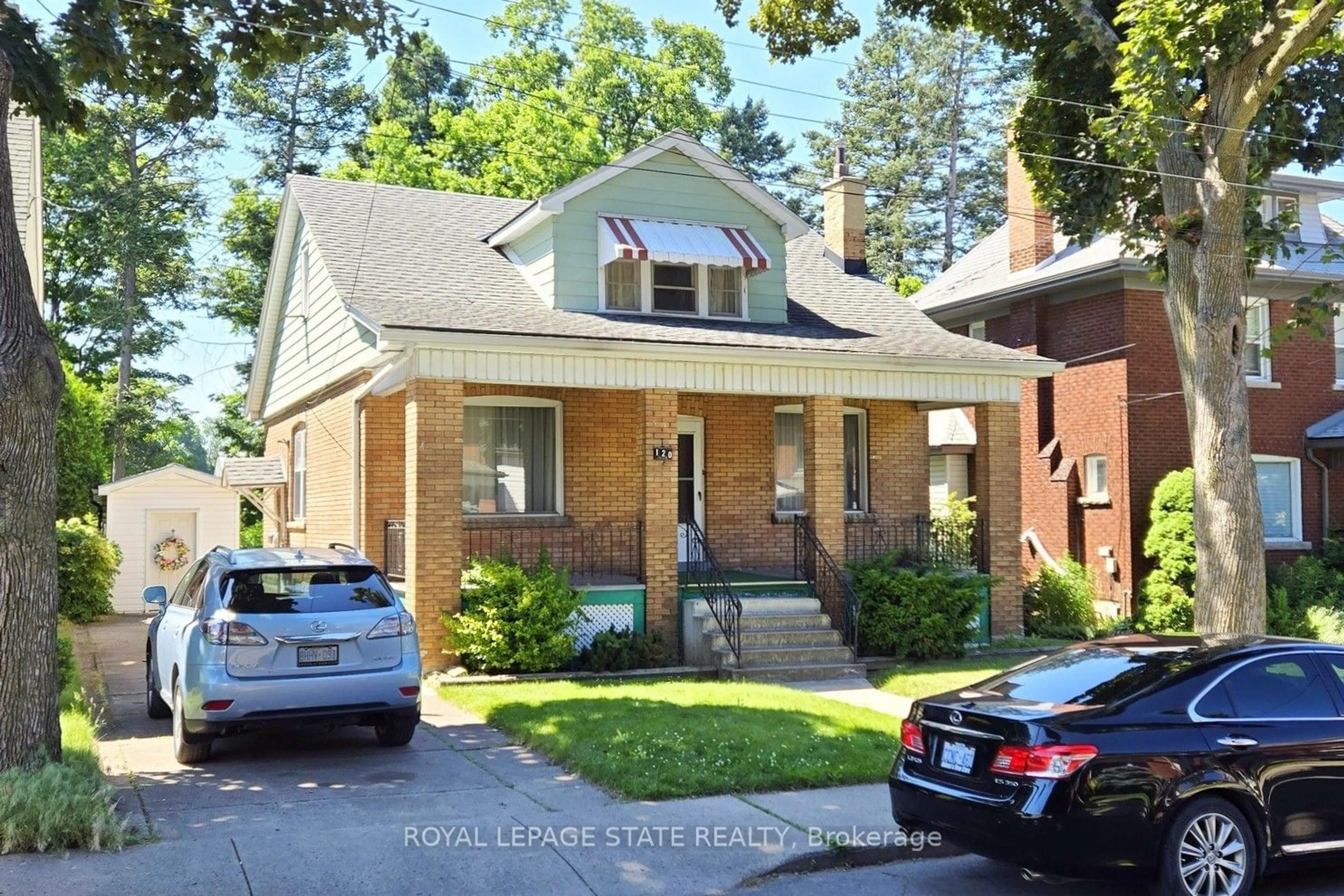 Home with brick exterior material for 120 Rothsay Ave, Hamilton Ontario L8M 3G1