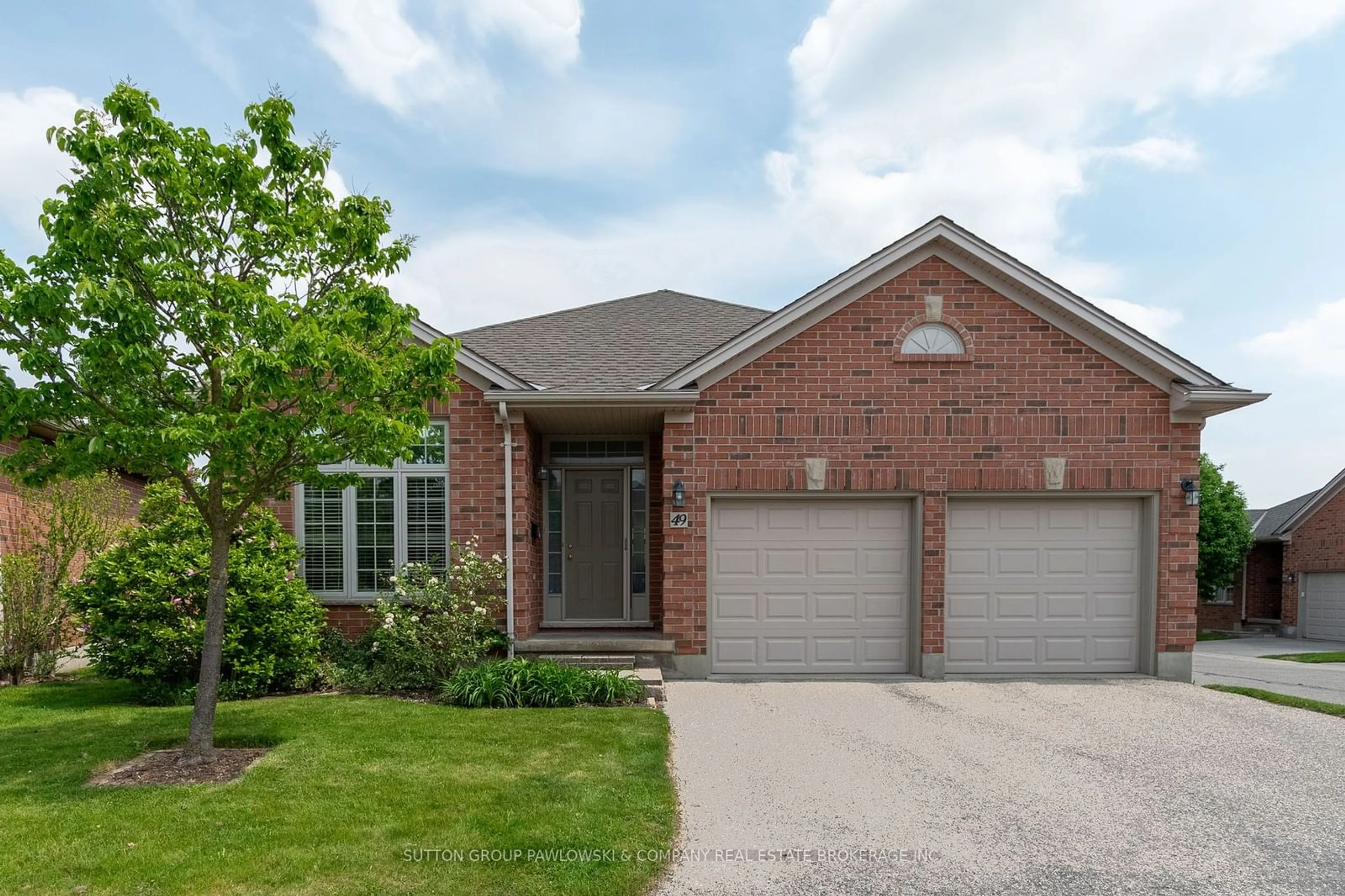 Home with brick exterior material for 18 Cadeau Terr #49, London Ontario N6K 4Z2