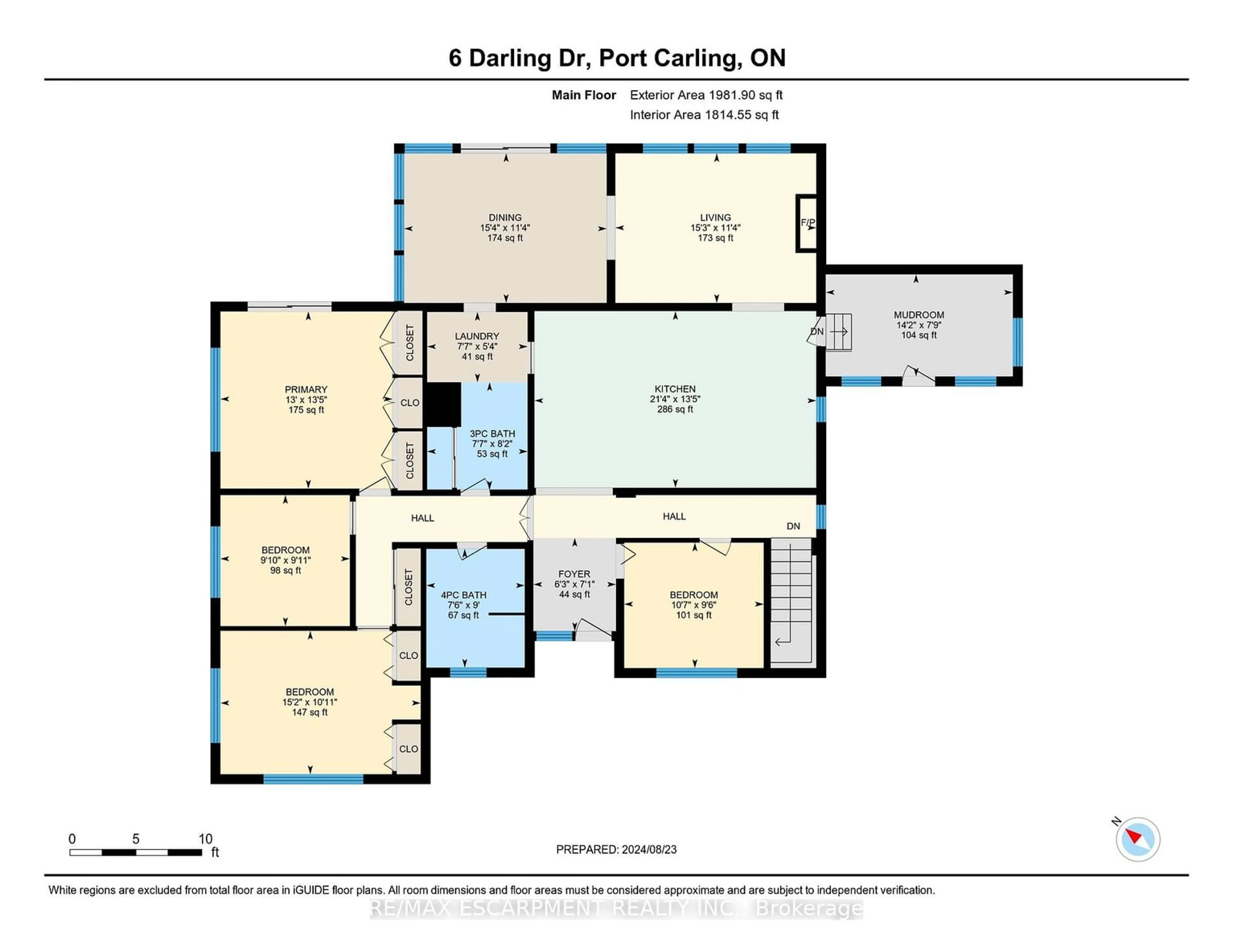 Floor plan for 6 Darling Dr, Muskoka Lakes Ontario P0B 1J0