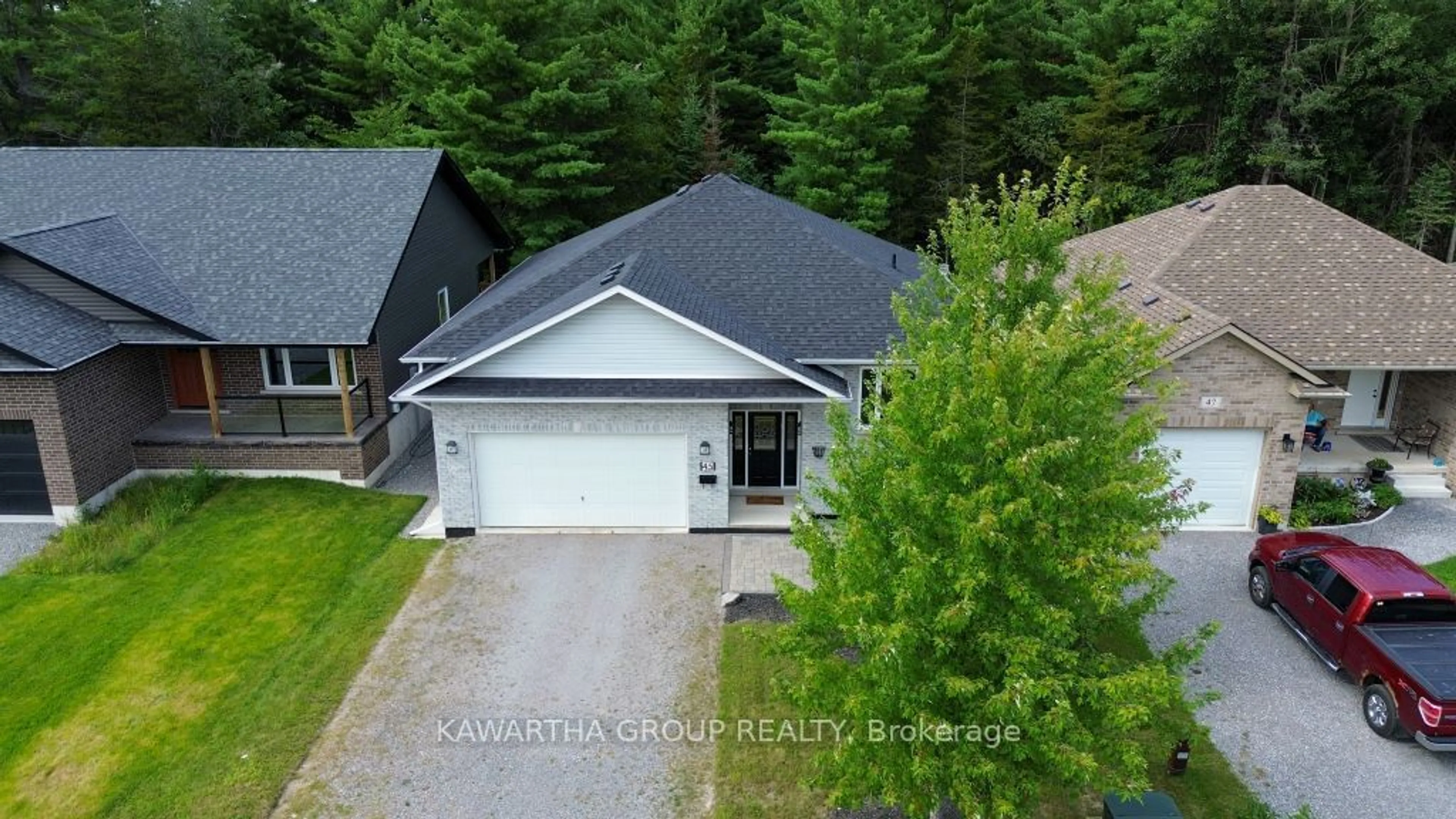 Frontside or backside of a home for 45 Birch Cres, Kawartha Lakes Ontario K0M 1A0