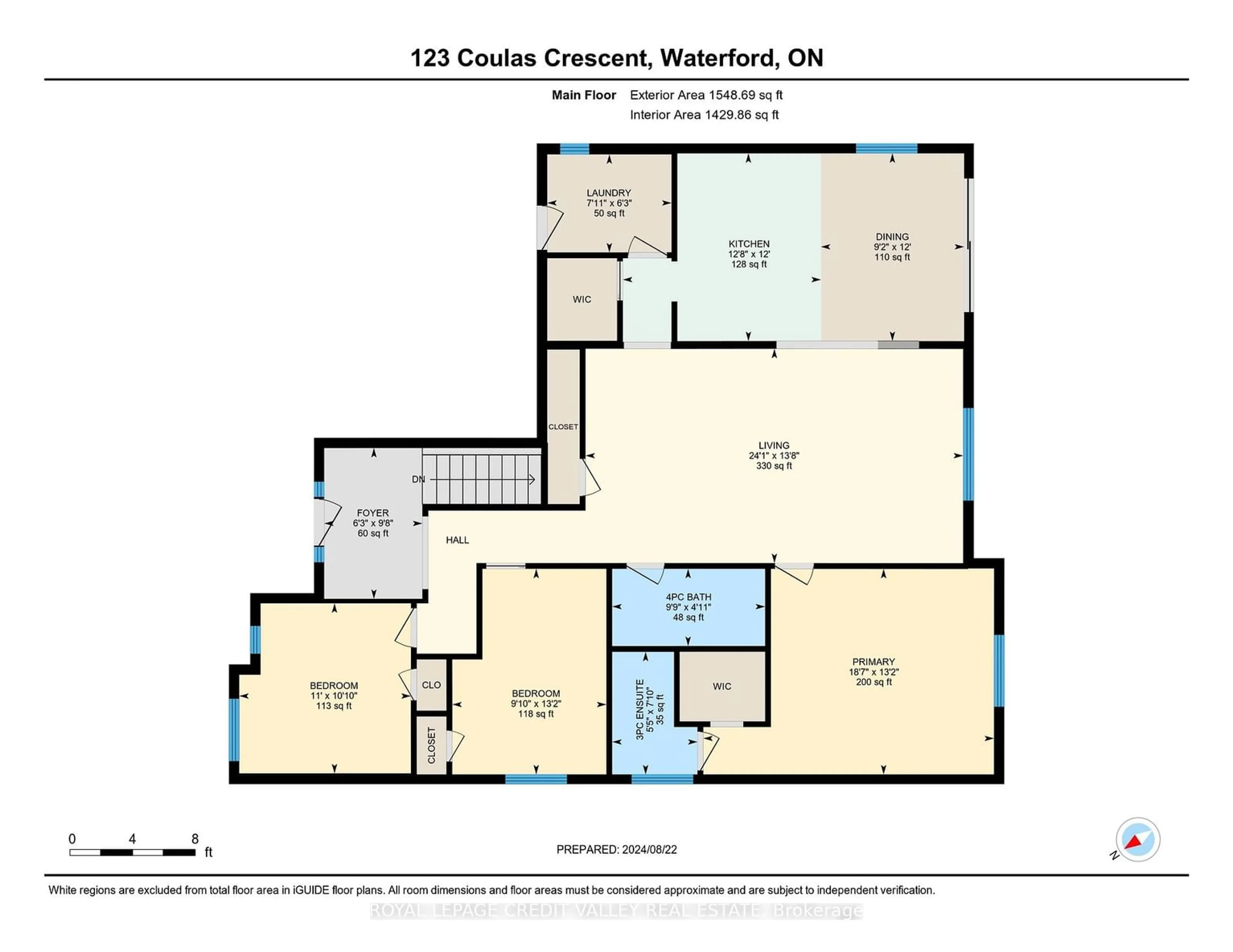 Floor plan for 123 Coulas Cres, Norfolk Ontario N0E 1Y0