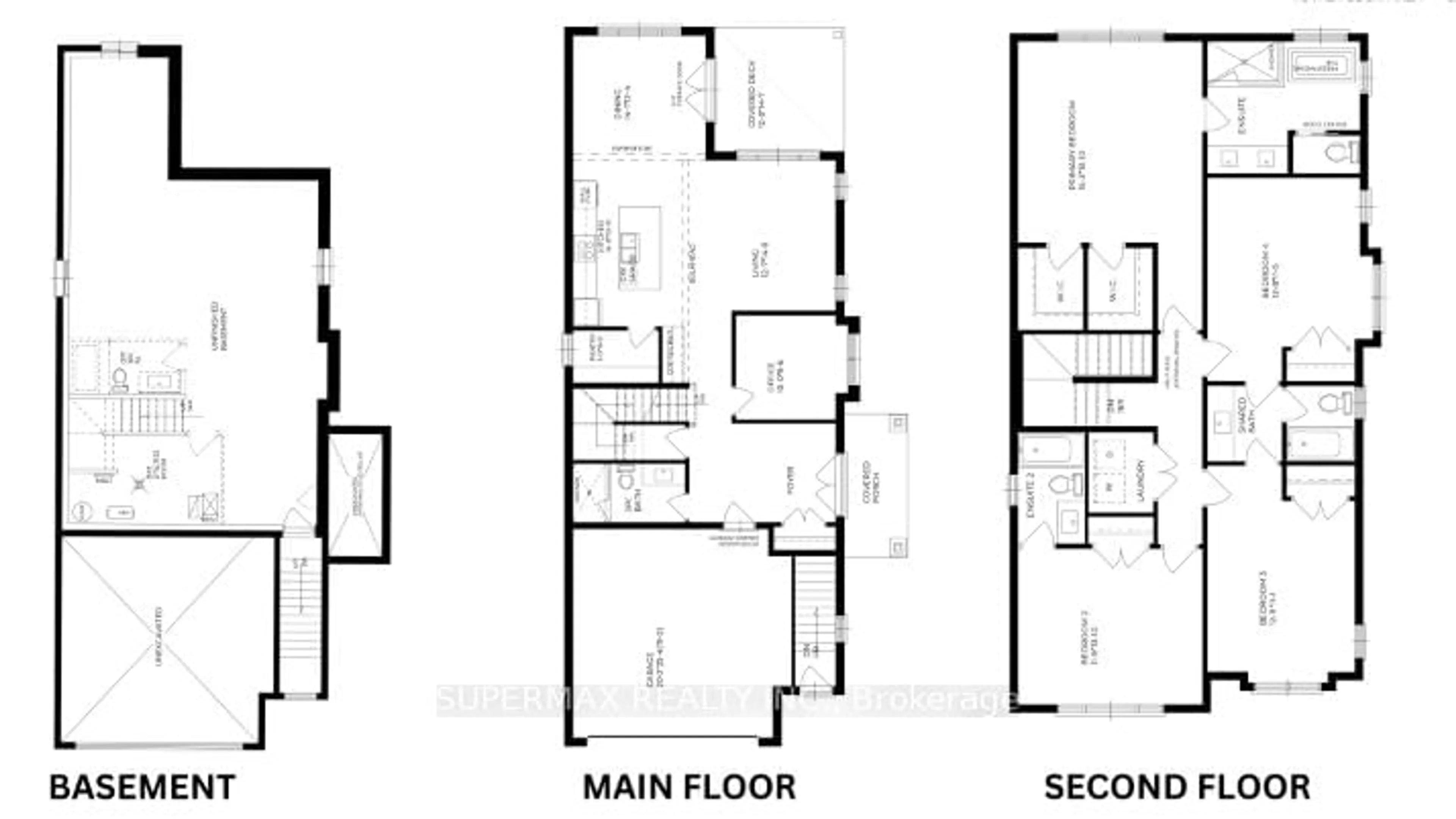 Floor plan for Lot 144 Hobbs Dr, London Ontario N6M 0J8