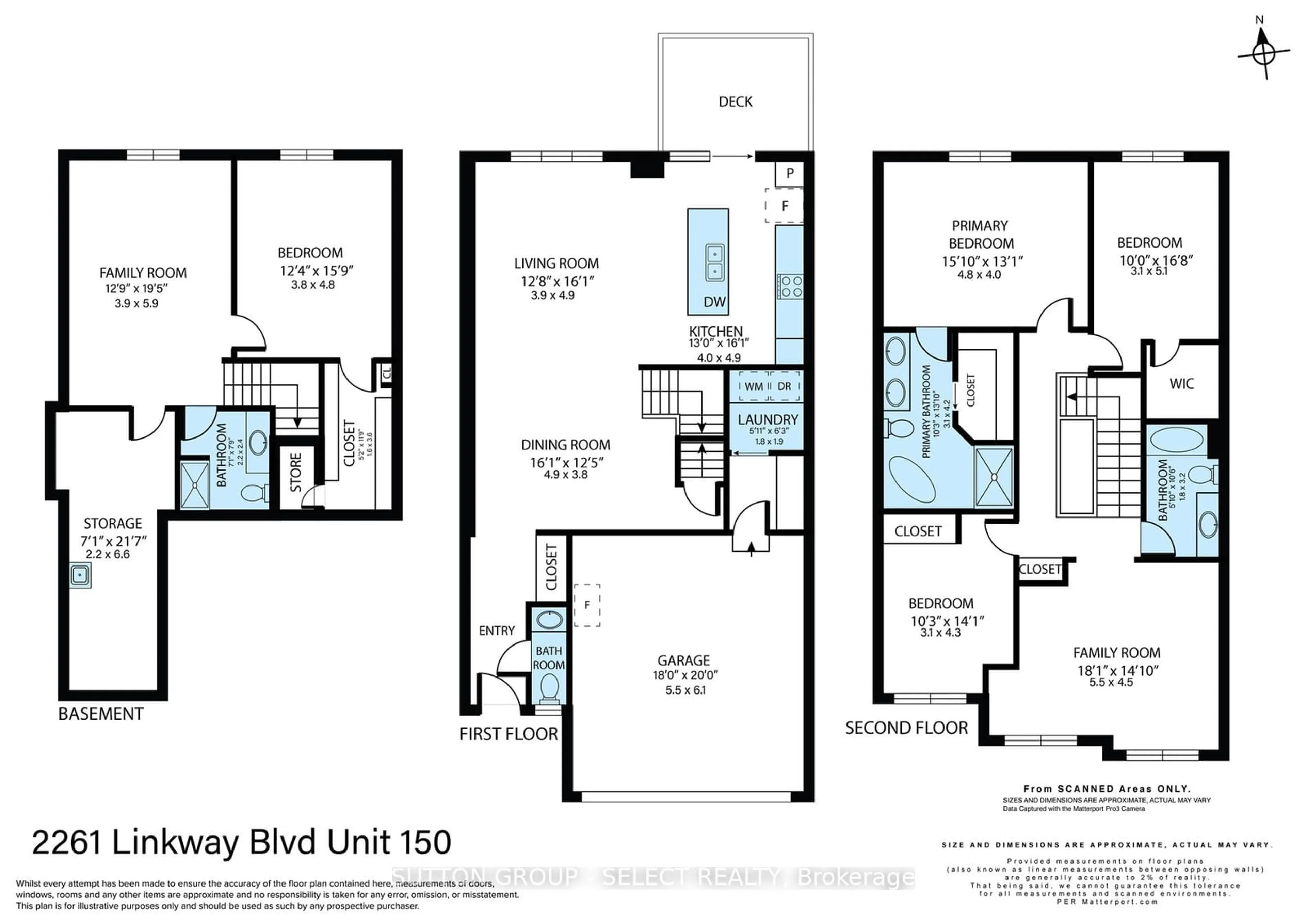 Floor plan for 2261 Linkway Blvd #150, London Ontario N6K 0L4